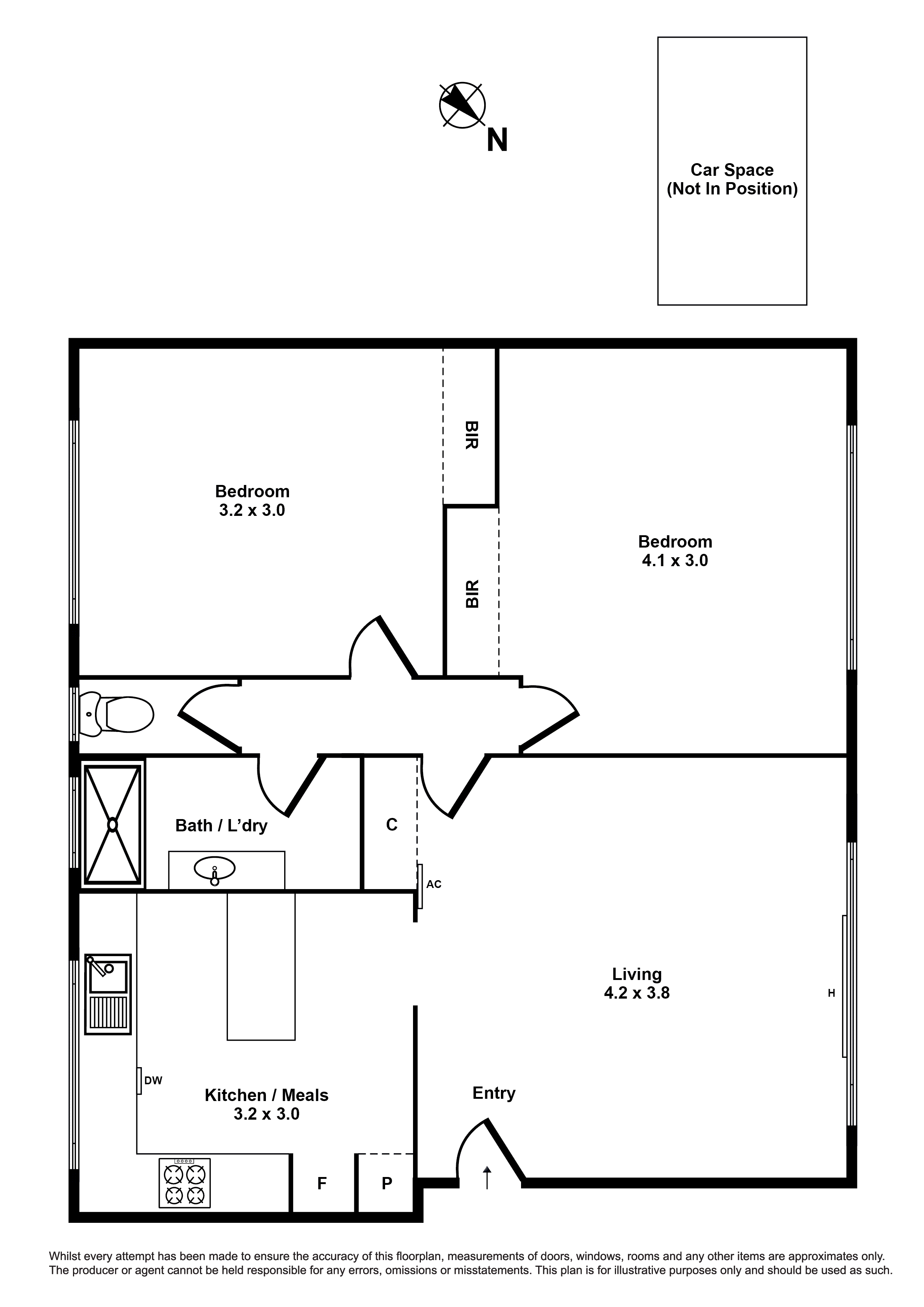 4/38 Bishop Street, Kingsville VIC 3012 - Floorplan