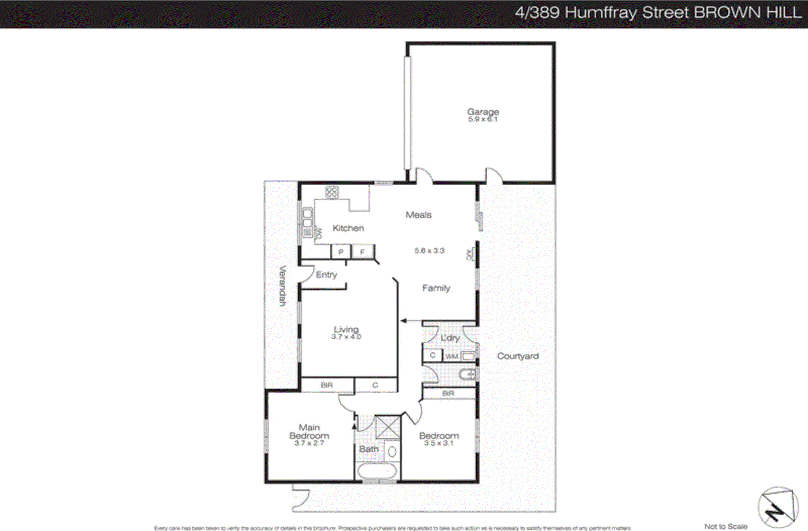 4/389 Humffray Street, Brown Hill VIC 3350 - Floorplan