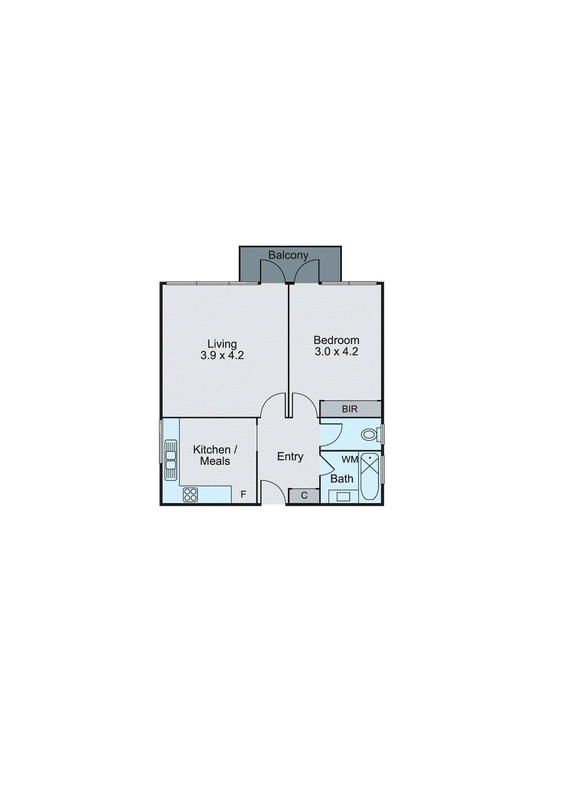 4/393 Toorak Road, South Yarra VIC 3141 - Floorplan