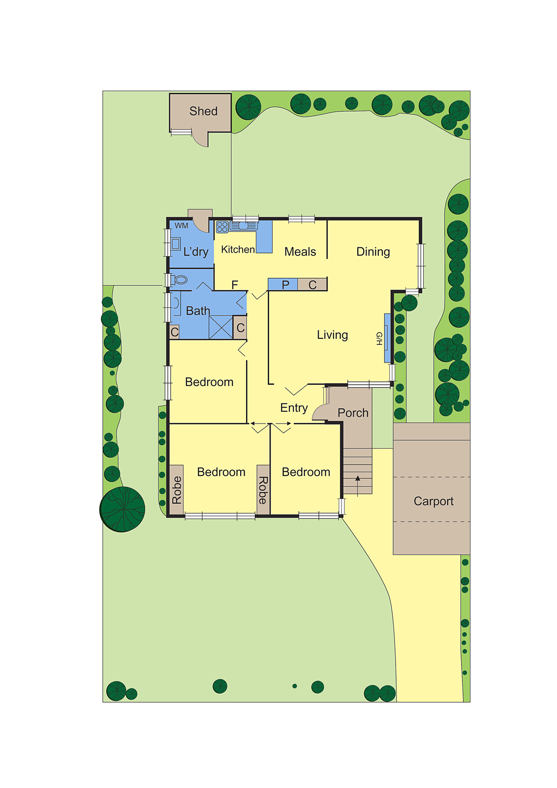 43B South Avenue, Bentleigh VIC 3204 - Floorplan