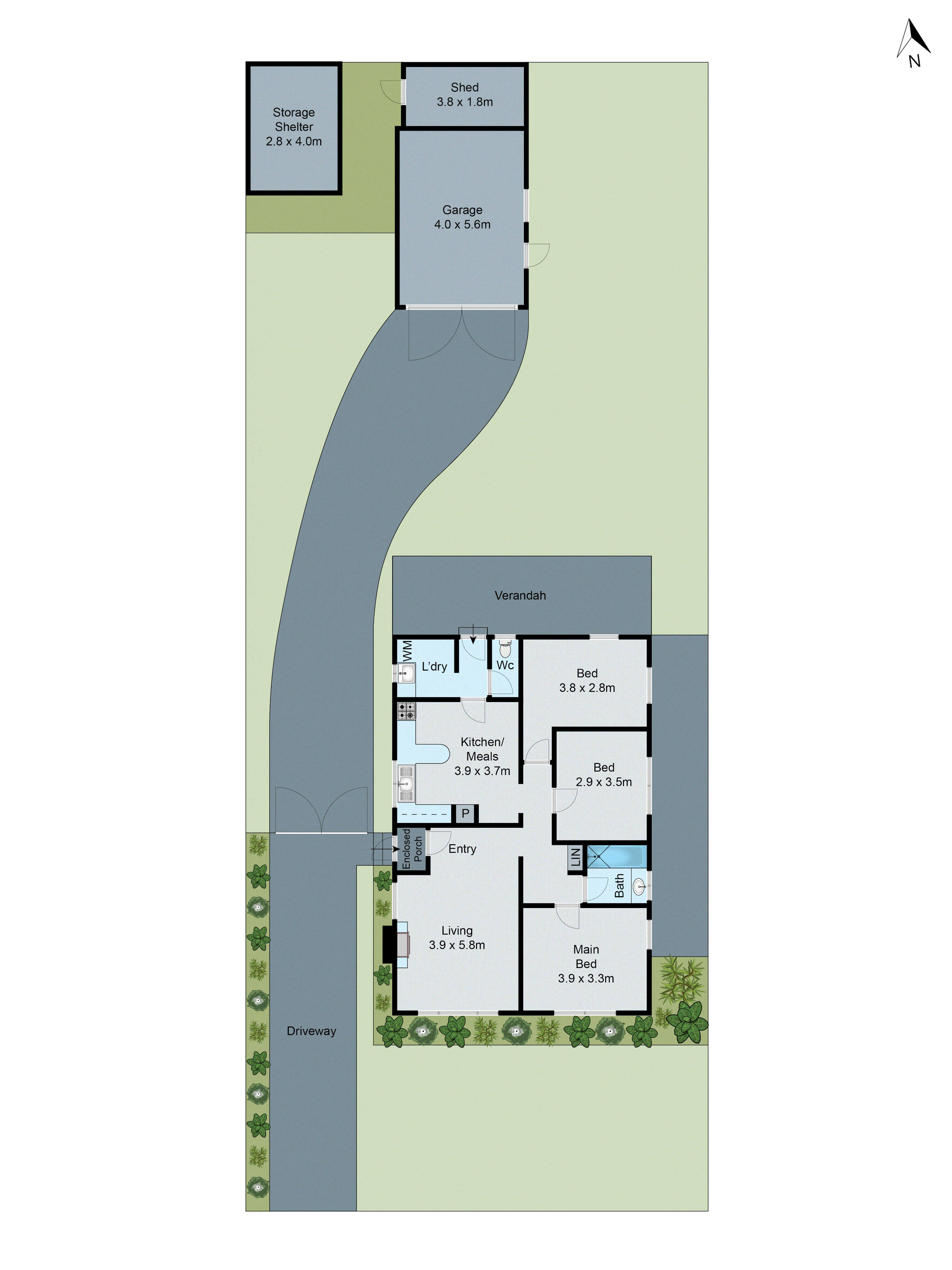 44 Alkira Avenue, Norlane VIC 3214 - Floorplan