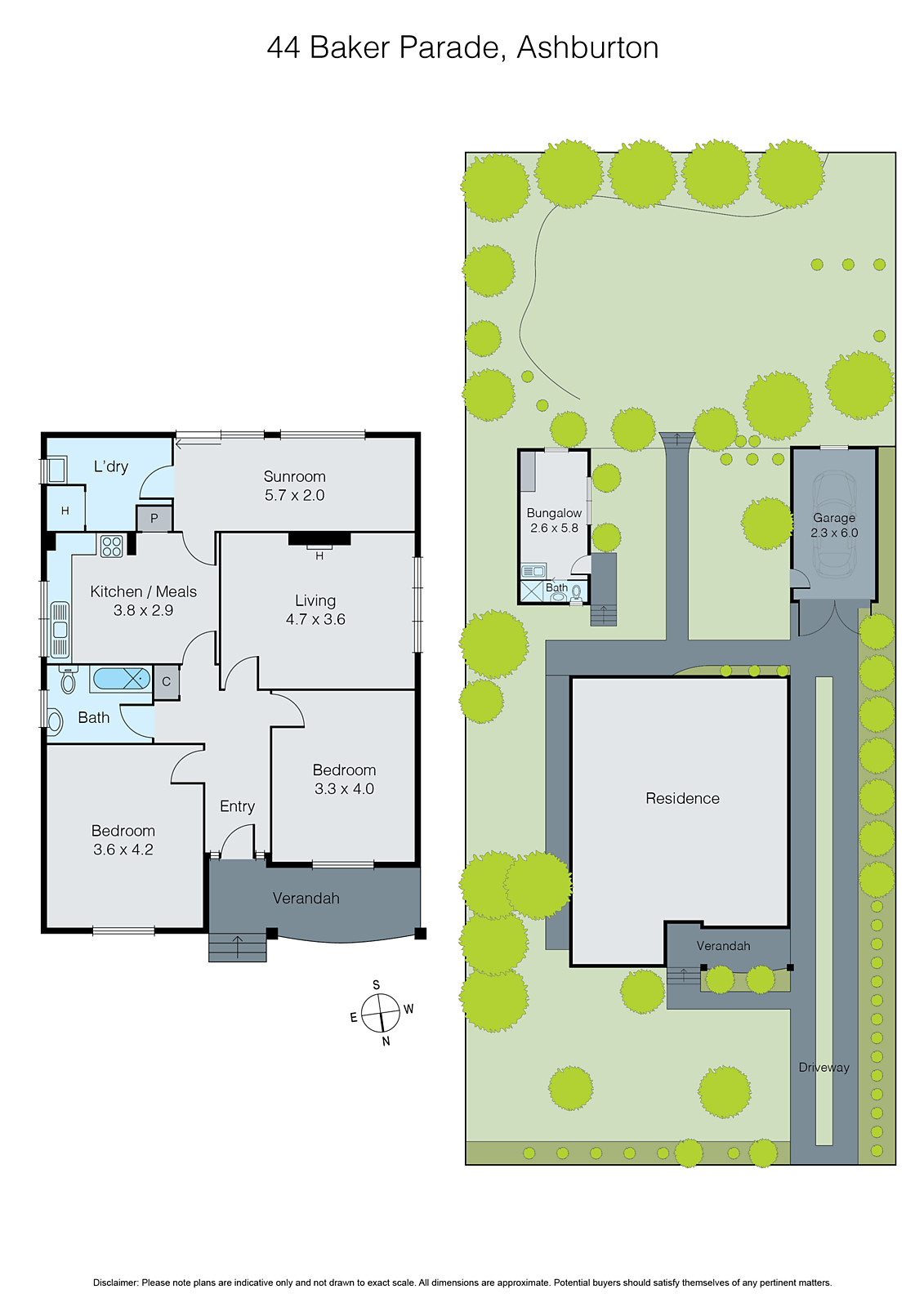 44 Baker Parade, Ashburton VIC 3147 - Floorplan