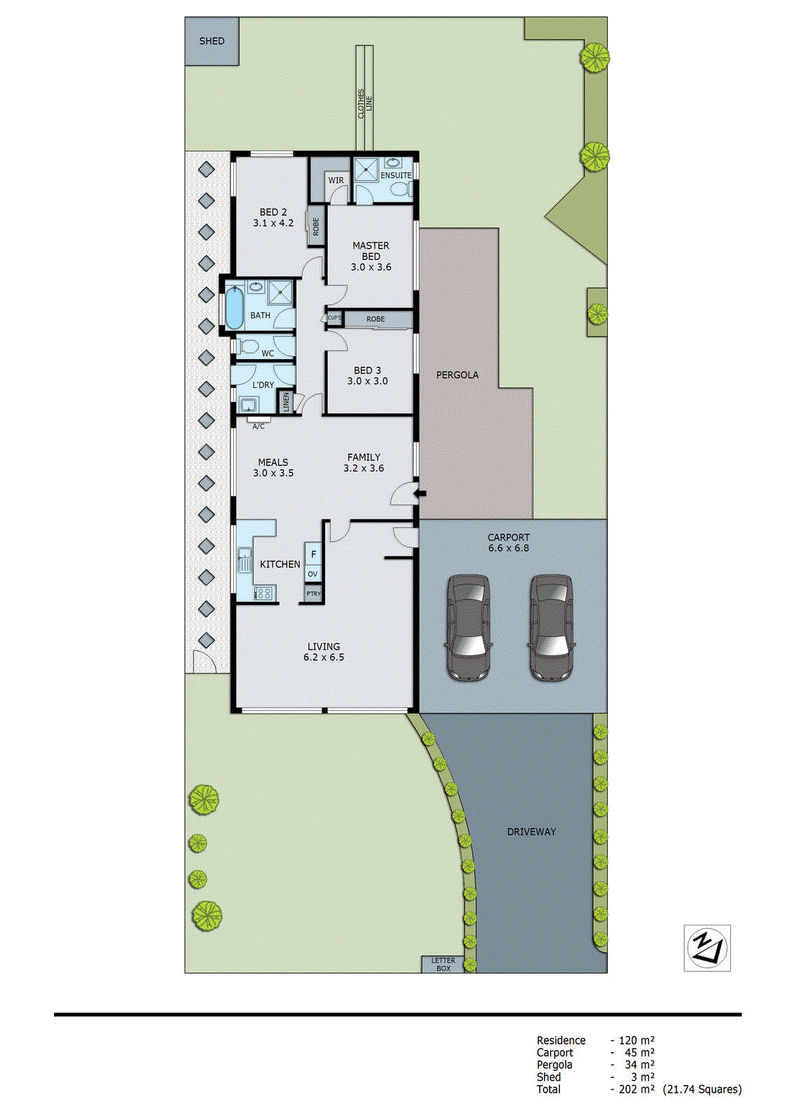 44 Branagan Drive, Aspendale Gardens VIC 3195 - Floorplan