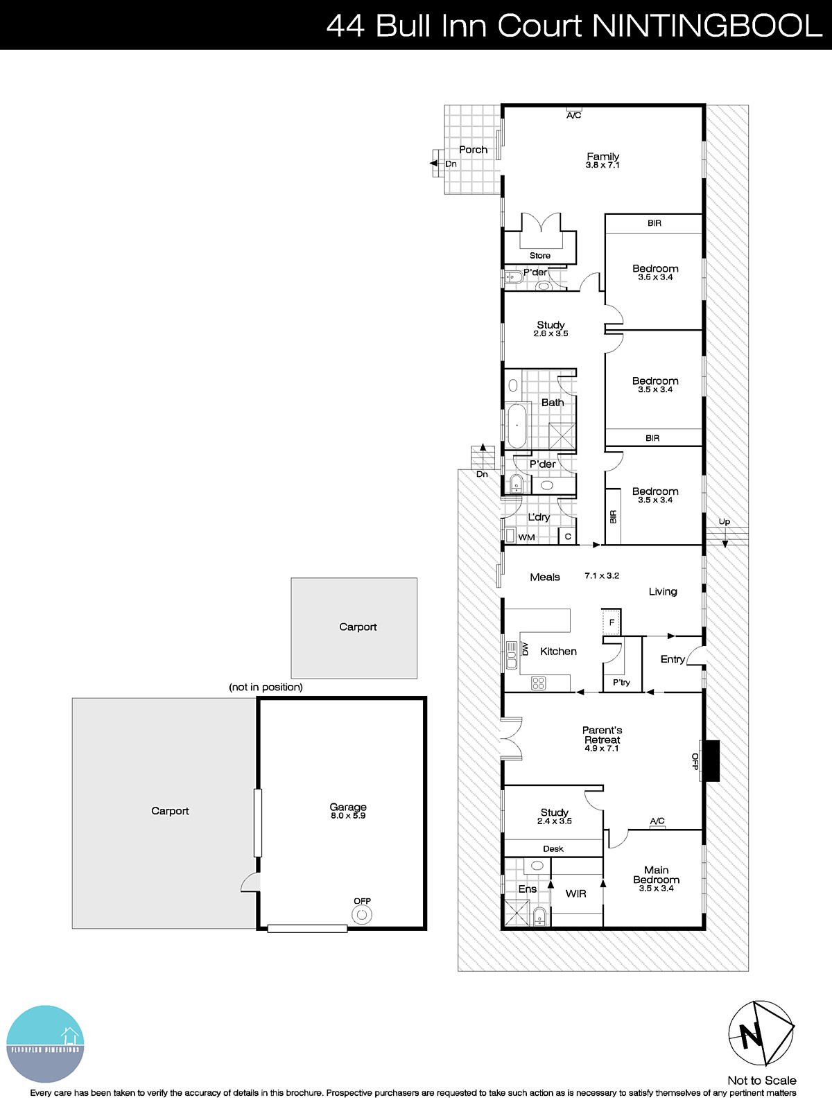 44 Bull Inn Court, Nintingbool VIC 3351 - Floorplan