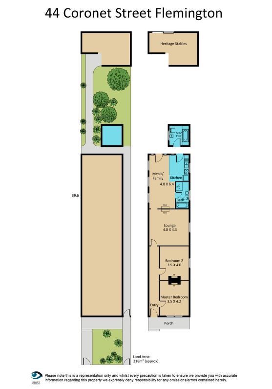 44 Coronet Street, FLEMINGTON VIC 3031 - Floorplan