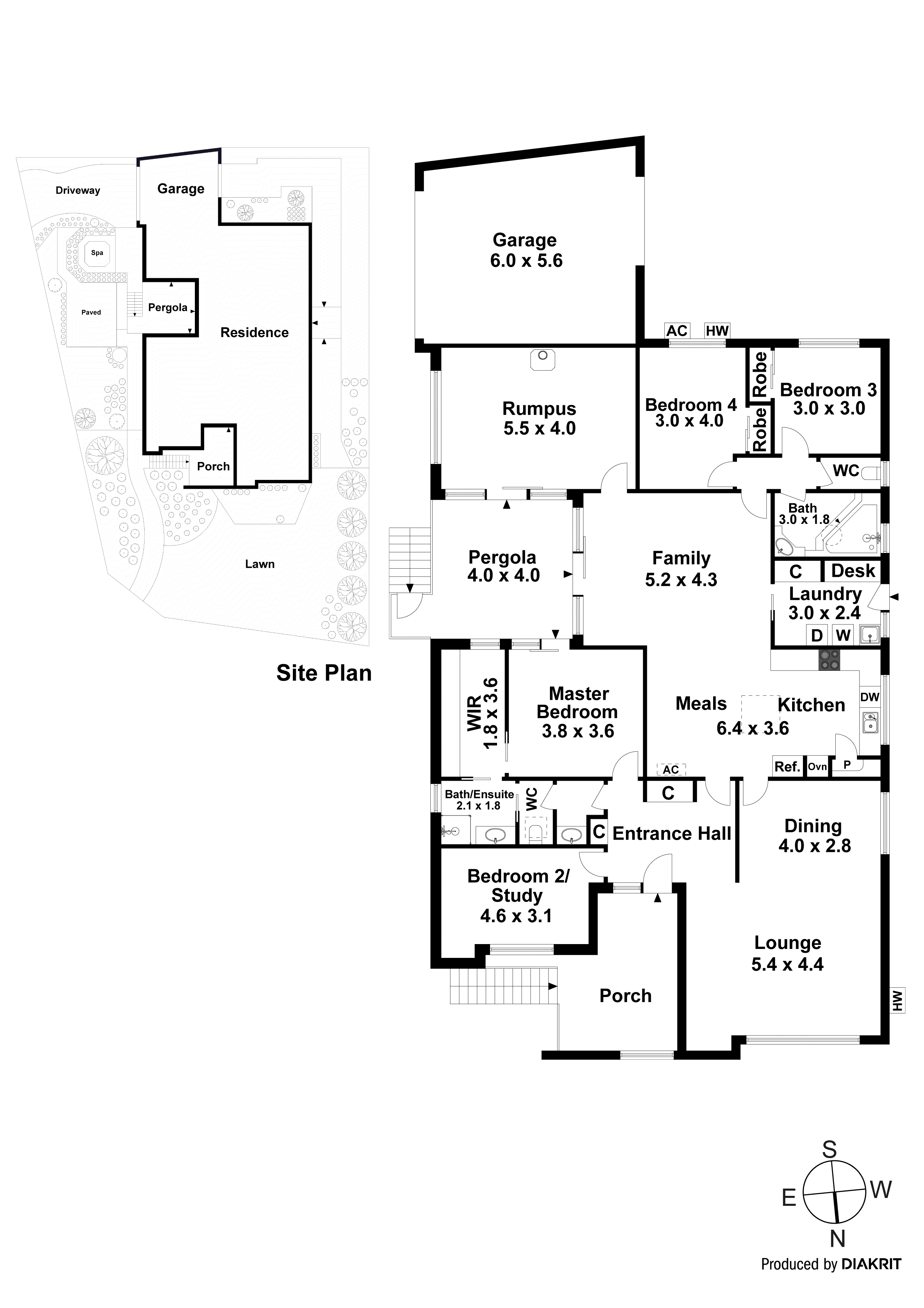 44 Erskine Crescent, Wheelers Hill VIC 3150 - Floorplan