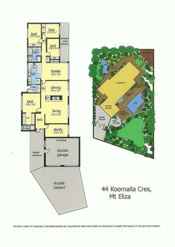 44 Koornalla Crescent, MOUNT ELIZA VIC 3930 - Floorplan