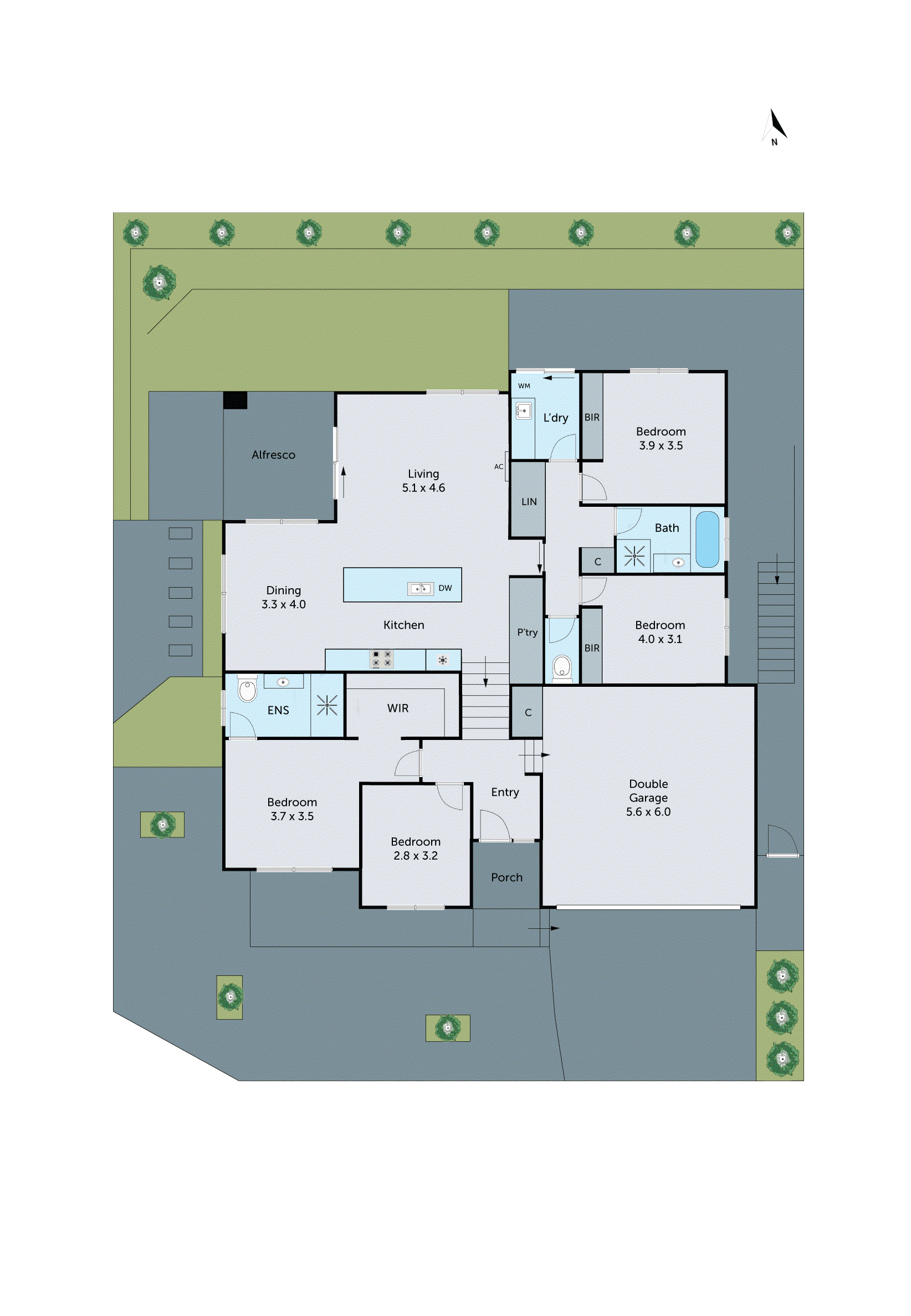 44 Mosman Way, Highton VIC 3216 - Floorplan