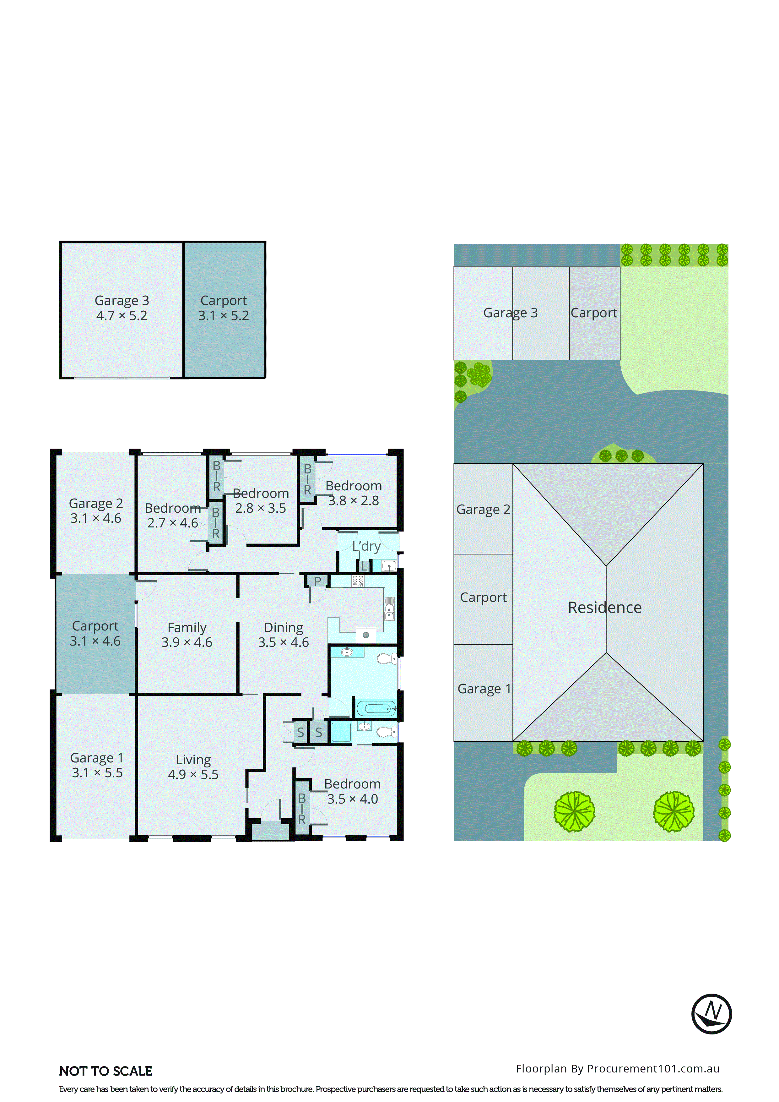44 Narellan Drive, Keysborough VIC 3173 - Floorplan