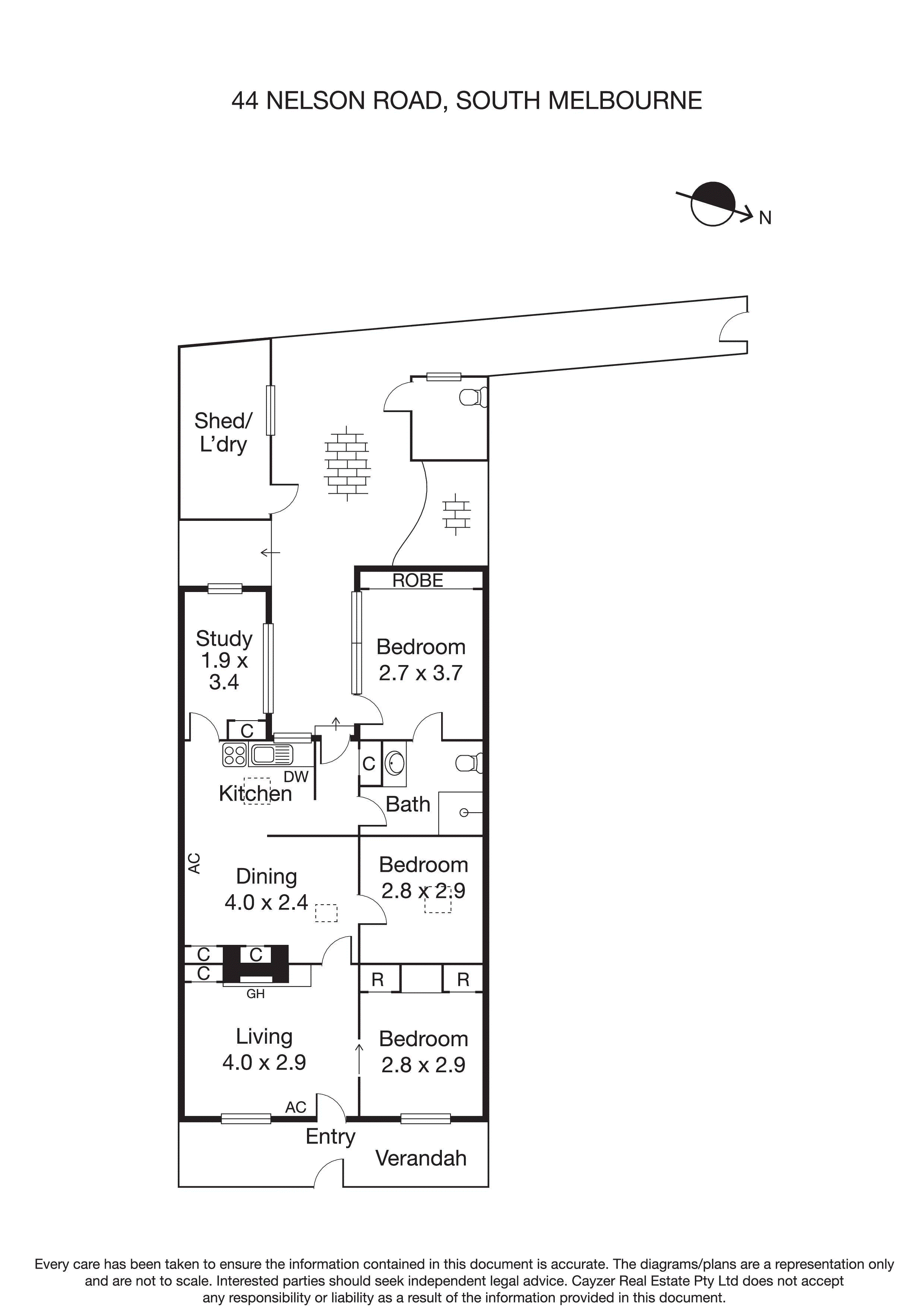 44 Nelson Road, SOUTH MELBOURNE VIC 3205 - Floorplan