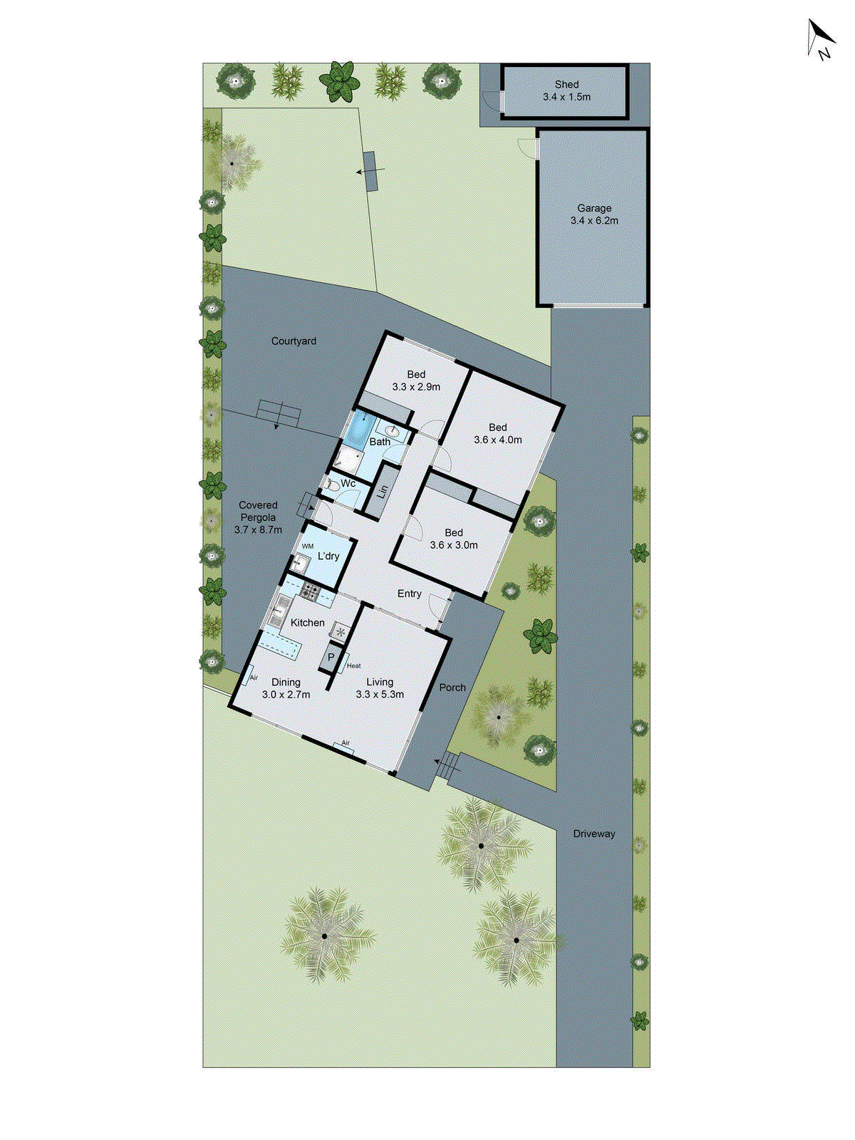 44 Newton Avenue, Bell Post Hill VIC 3215 - Floorplan