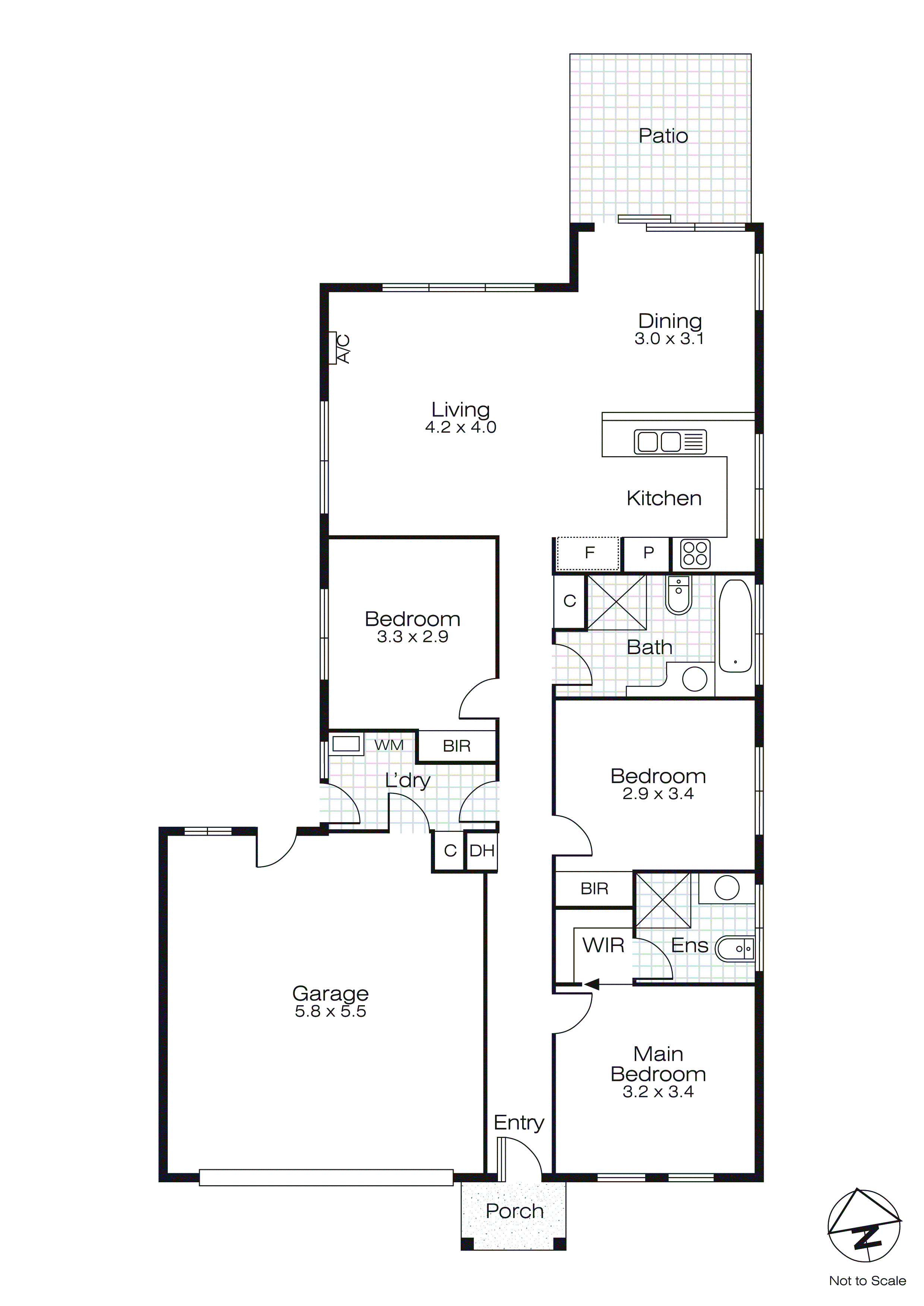 44 Norfolk Avenue, Lake Gardens VIC 3355 - Floorplan