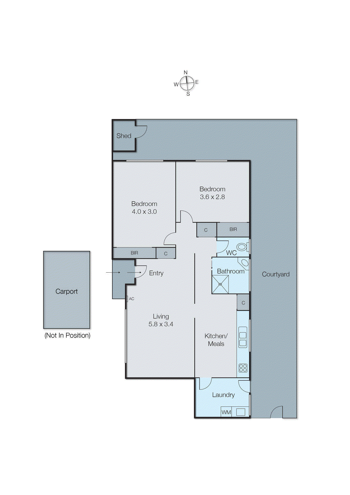 4/4 Parkers Road, Parkdale VIC 3195 - Floorplan