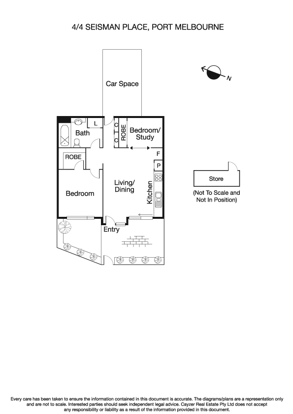 4/4 Seisman Place, PORT MELBOURNE VIC 3207 - Floorplan