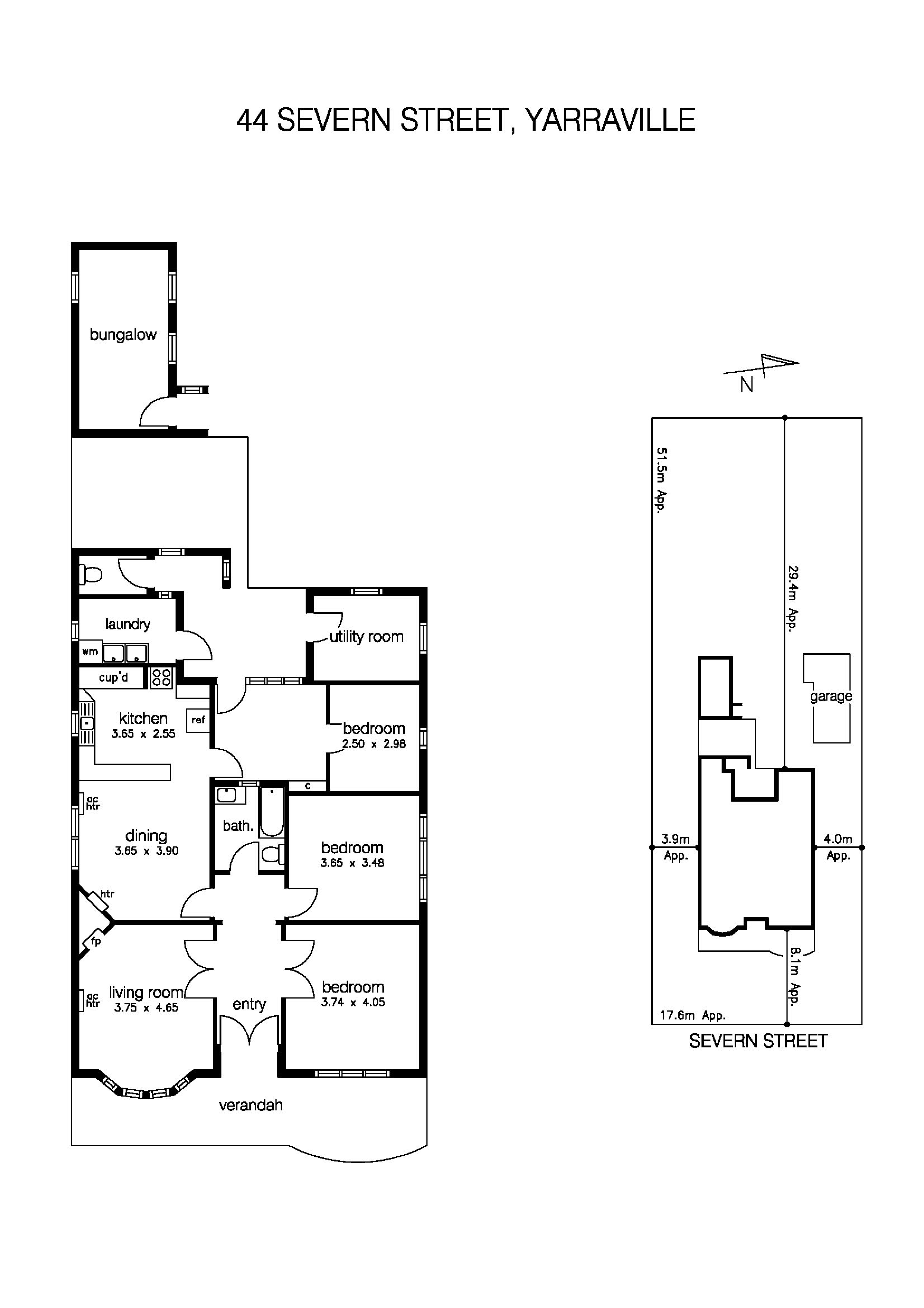 44 Severn Street, YARRAVILLE VIC 3013 - Floorplan