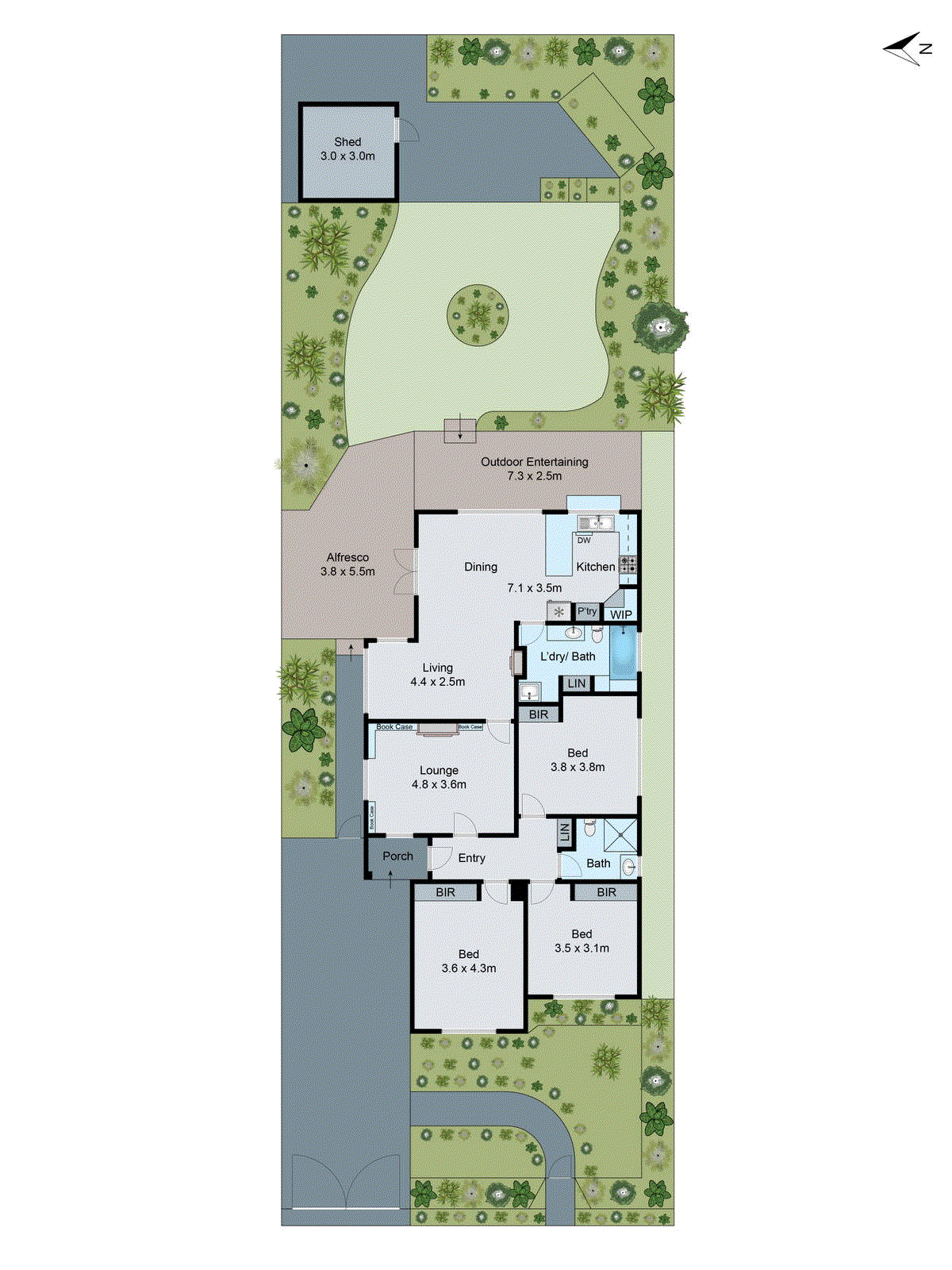 44 Shannon Avenue, Geelong West VIC 3218 - Floorplan