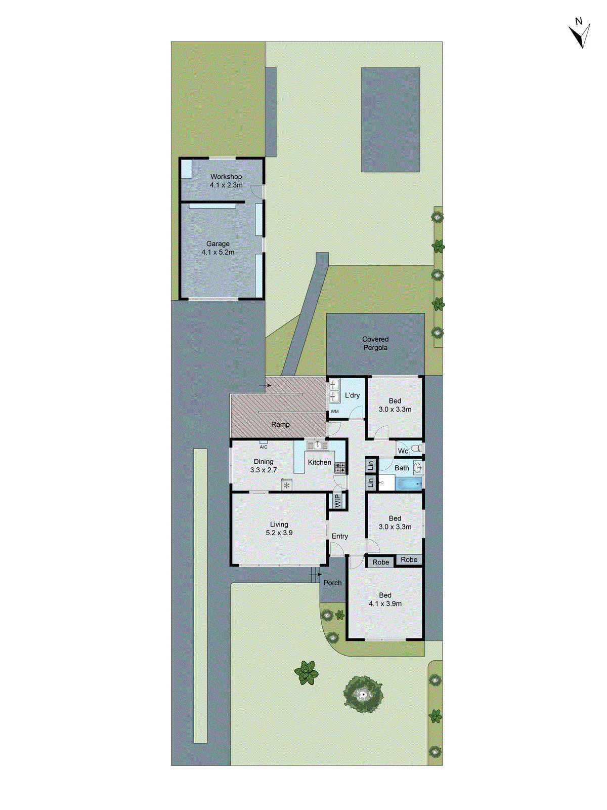 44 Wilton Avenue, Newcomb VIC 3219 - Floorplan