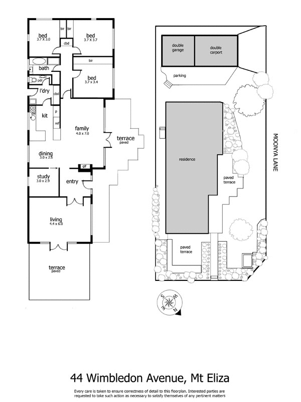 44 Wimbledon Avenue, MOUNT ELIZA VIC 3930 - Floorplan