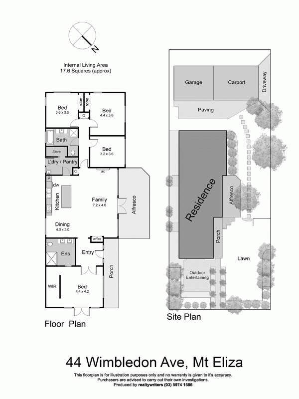 44 Wimbledon Avenue, MOUNT ELIZA VIC 3930 - Floorplan