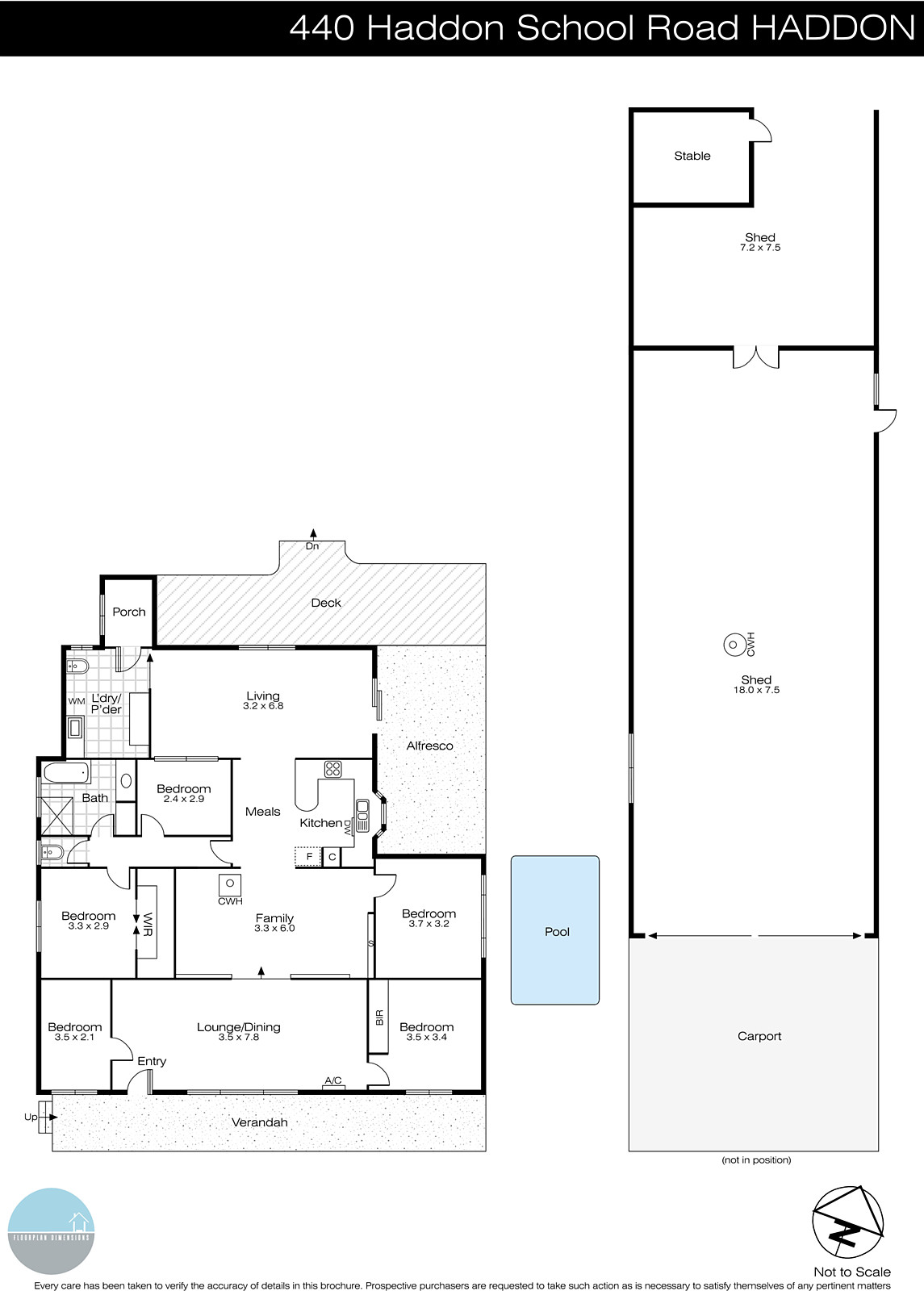 440 Haddon School Road, Haddon VIC 3351 - Floorplan