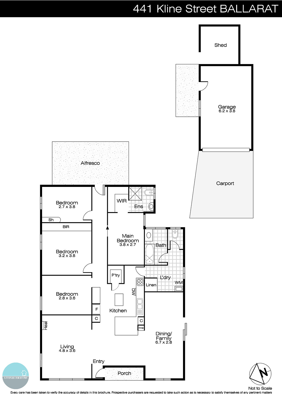 441 Kline Street, Canadian VIC 3350 - Floorplan