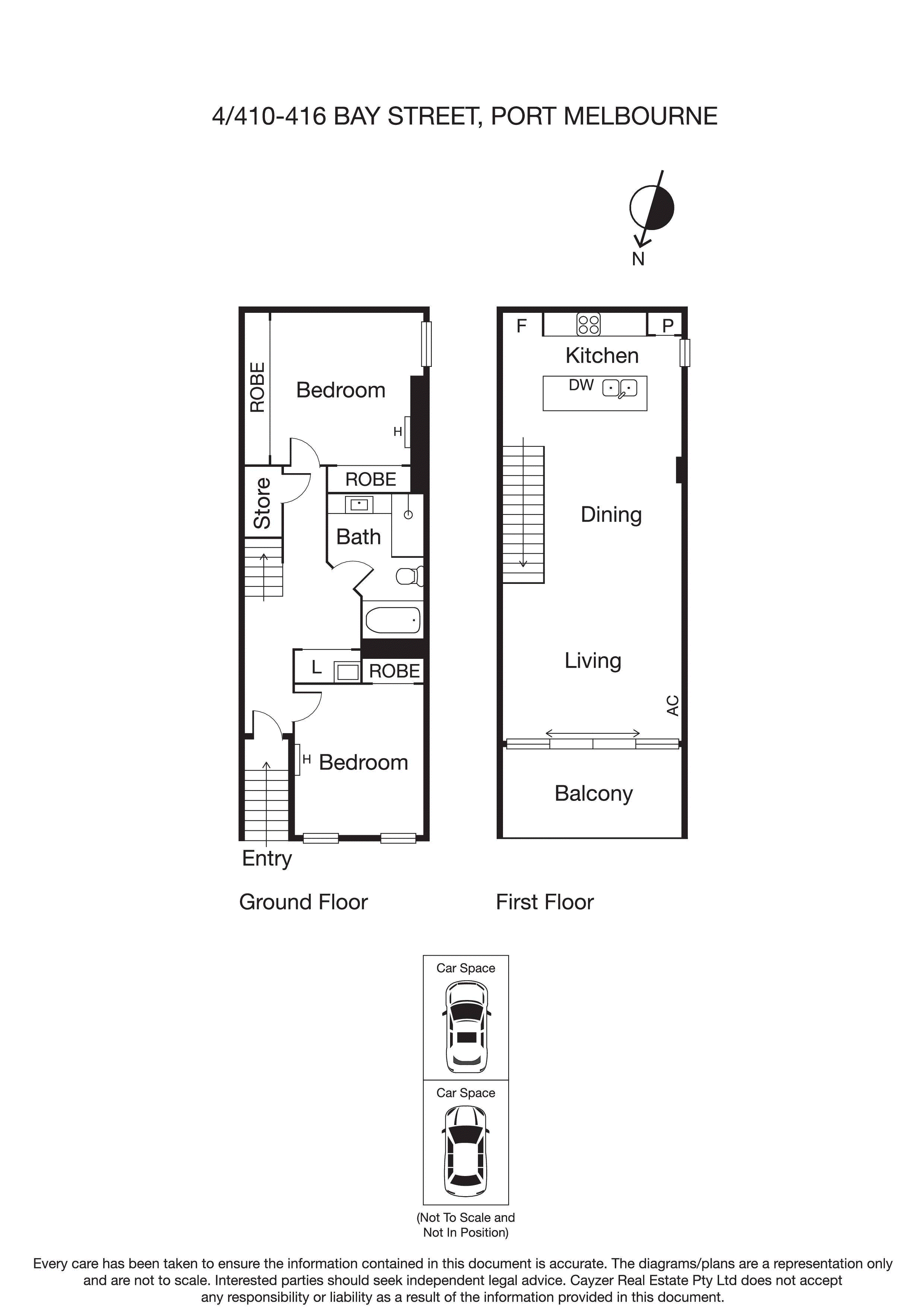 4/410-416 Bay Street, PORT MELBOURNE VIC 3207 - Floorplan