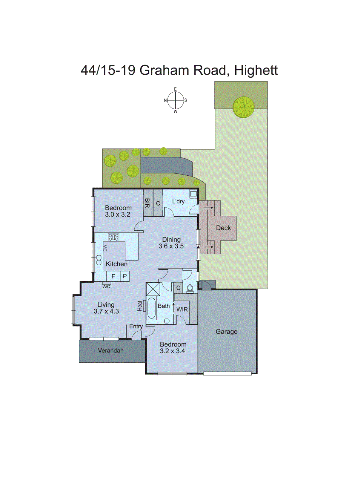 44/15-19 Graham Road, Highett VIC 3190 - Floorplan