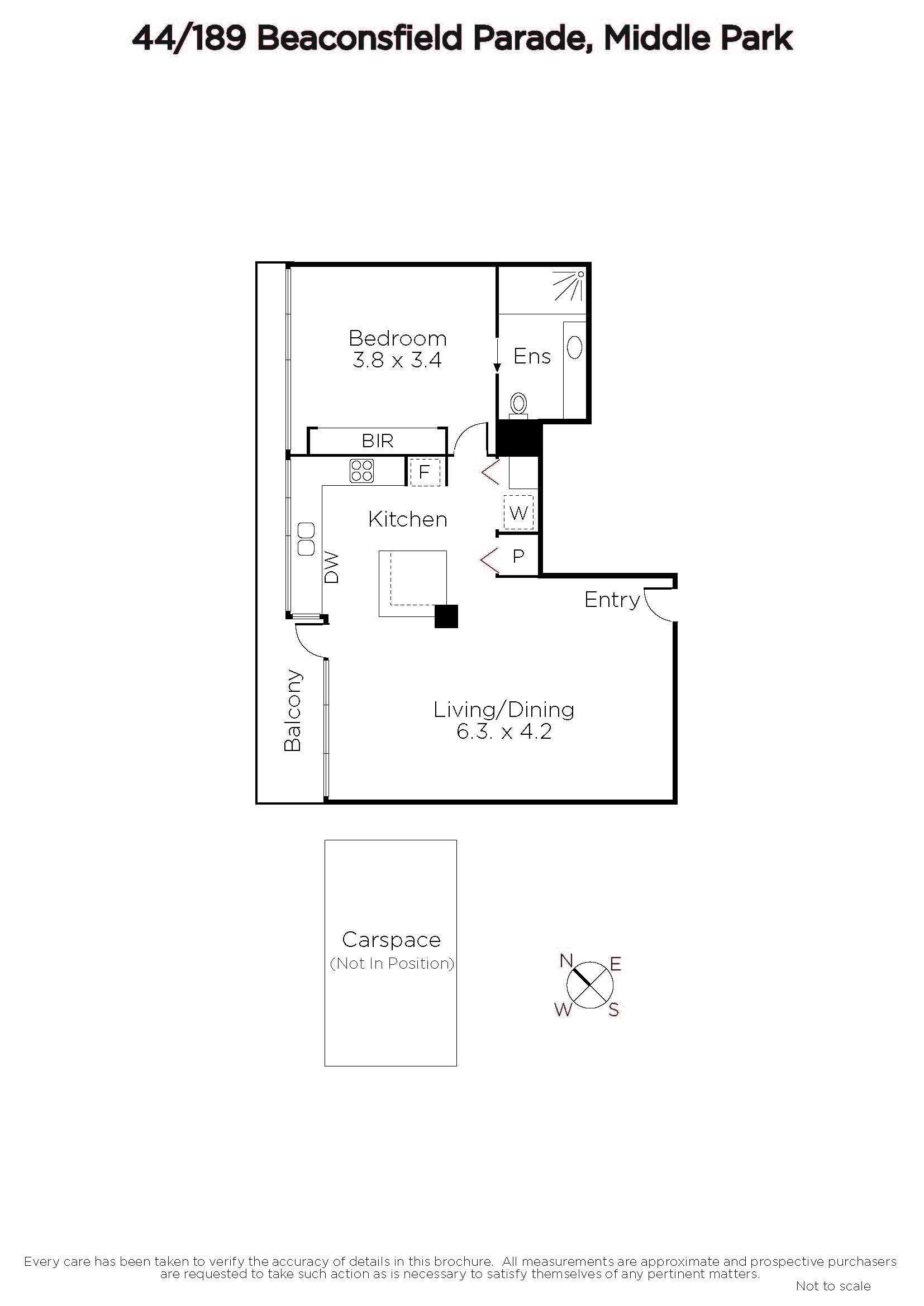 44/189 Beaconsfield Parade, Middle Park VIC 3206 - Floorplan
