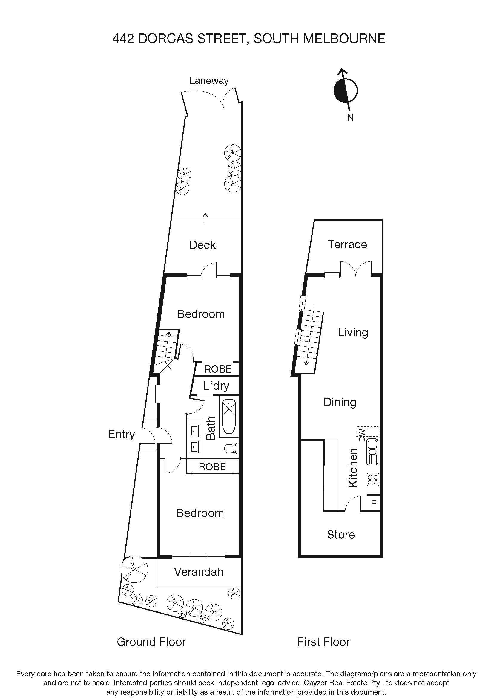 442 Dorcas Street, SOUTH MELBOURNE VIC 3205 - Floorplan