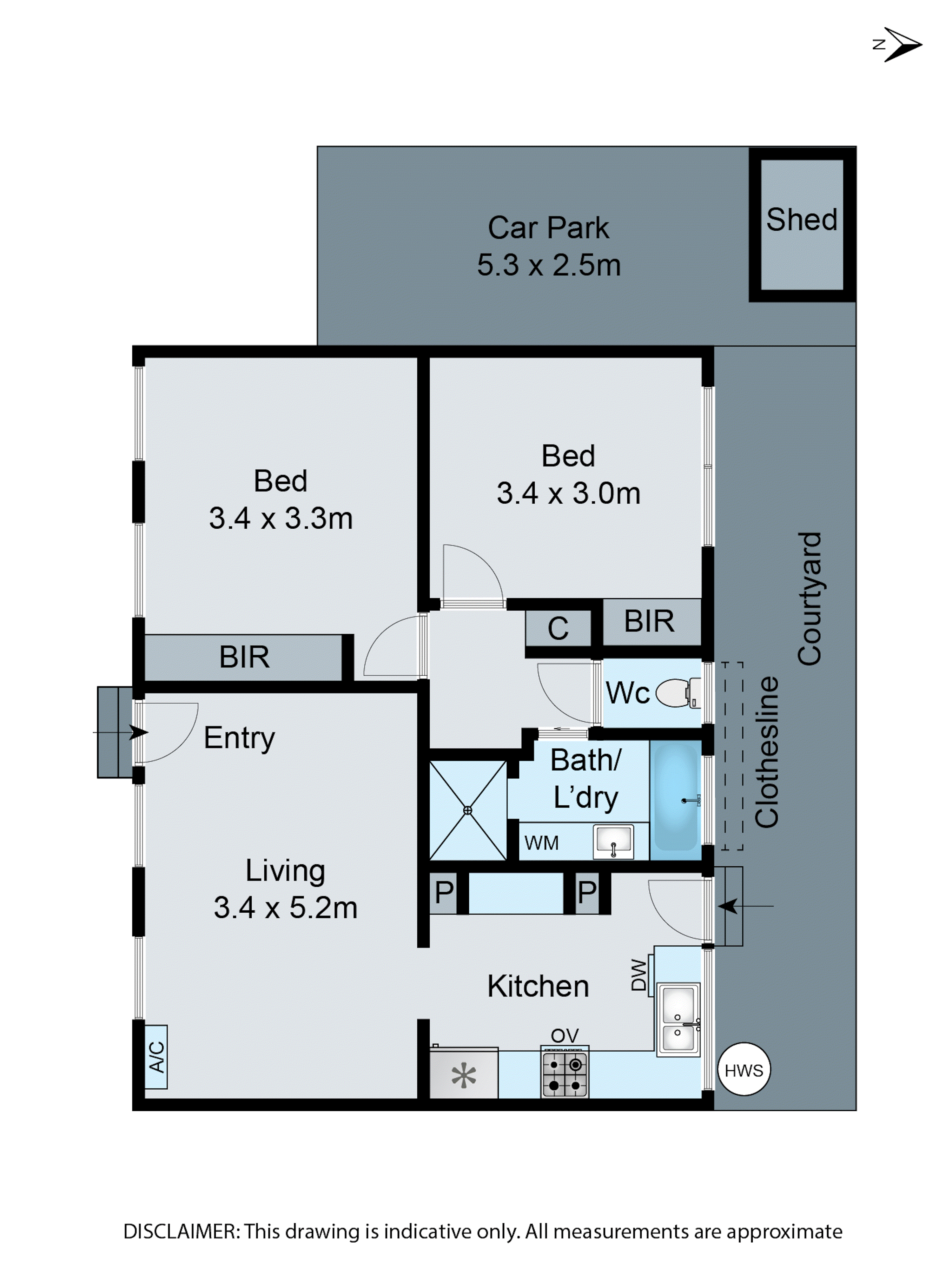 4/42 First Street, Clayton South VIC 3169 - Floorplan