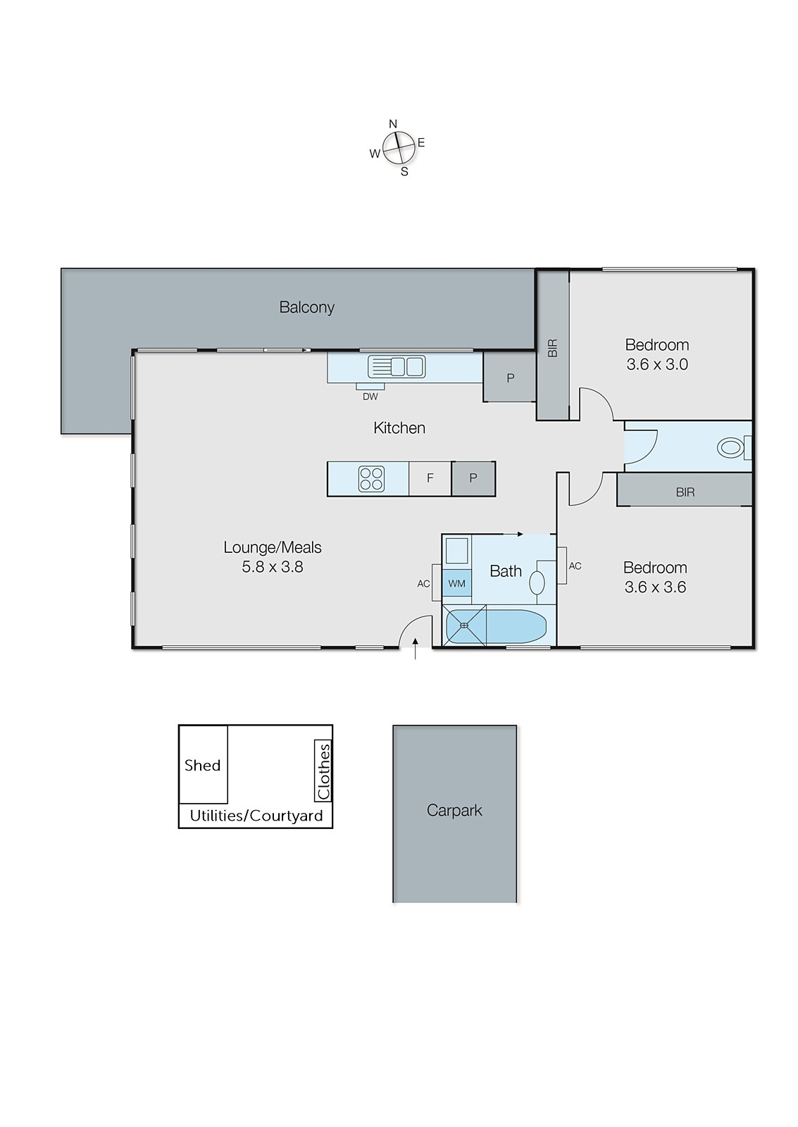 4/42 Graham Road, Highett VIC 3190 - Floorplan