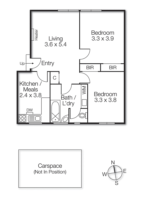 4/42 Grosvenor Street, Brighton VIC 3186 - Floorplan