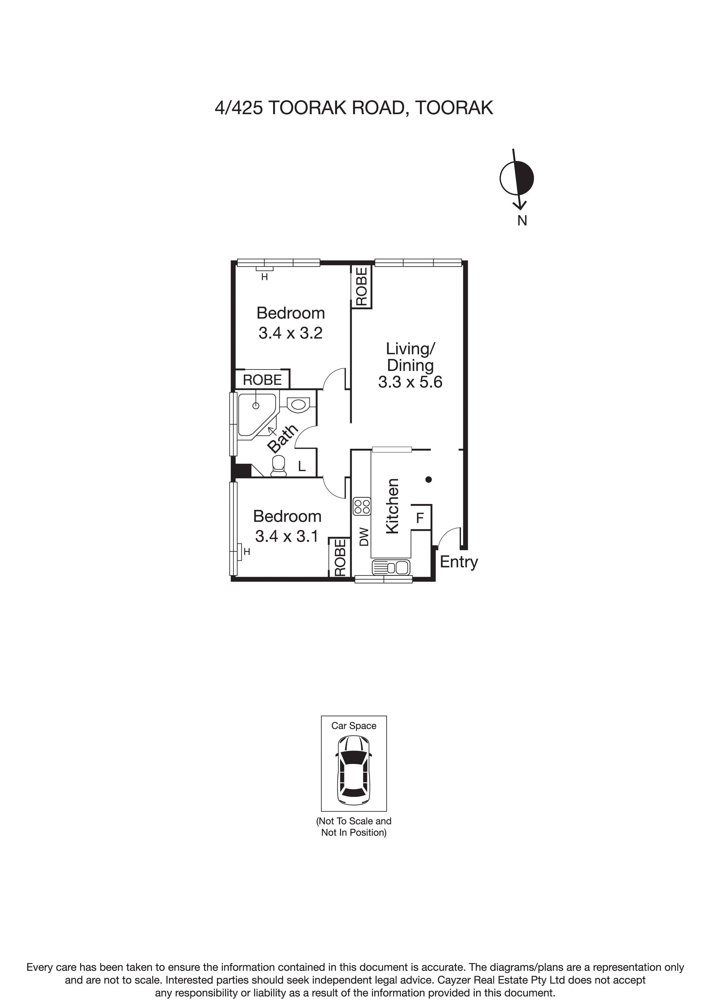 4/425 Toorak Road, TOORAK VIC 3142 - Floorplan