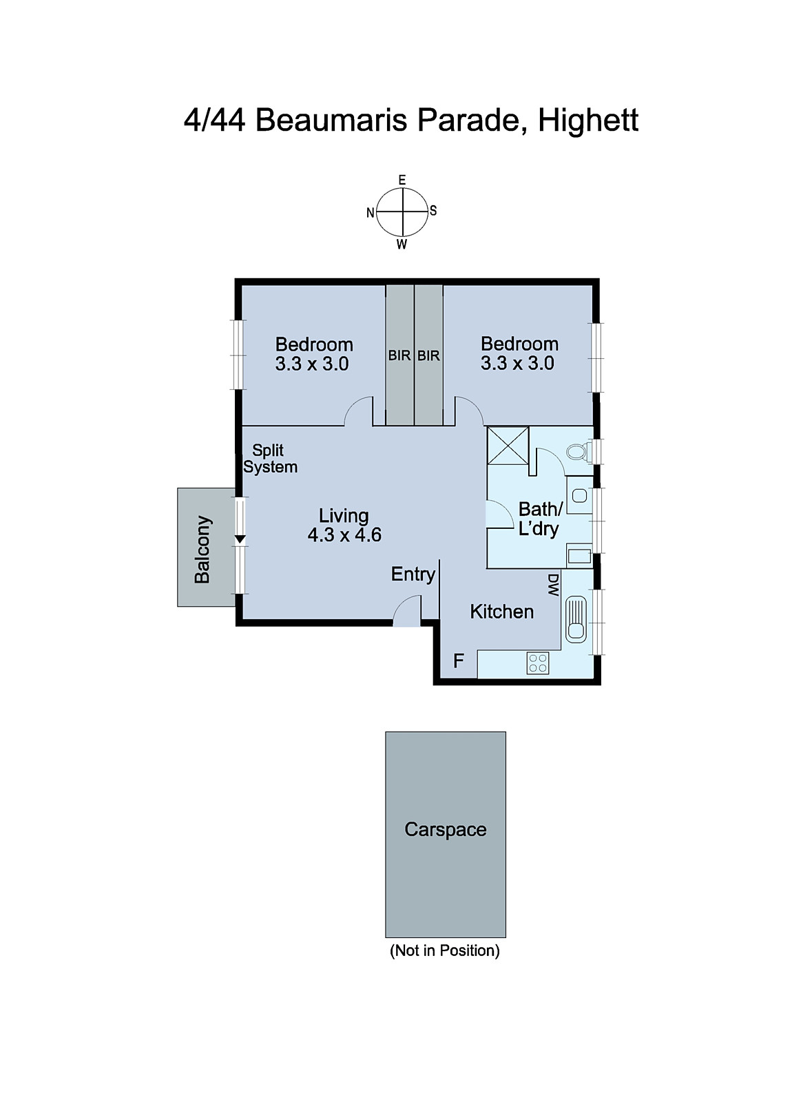 4/44 Beaumaris Parade, Highett VIC 3190 - Floorplan