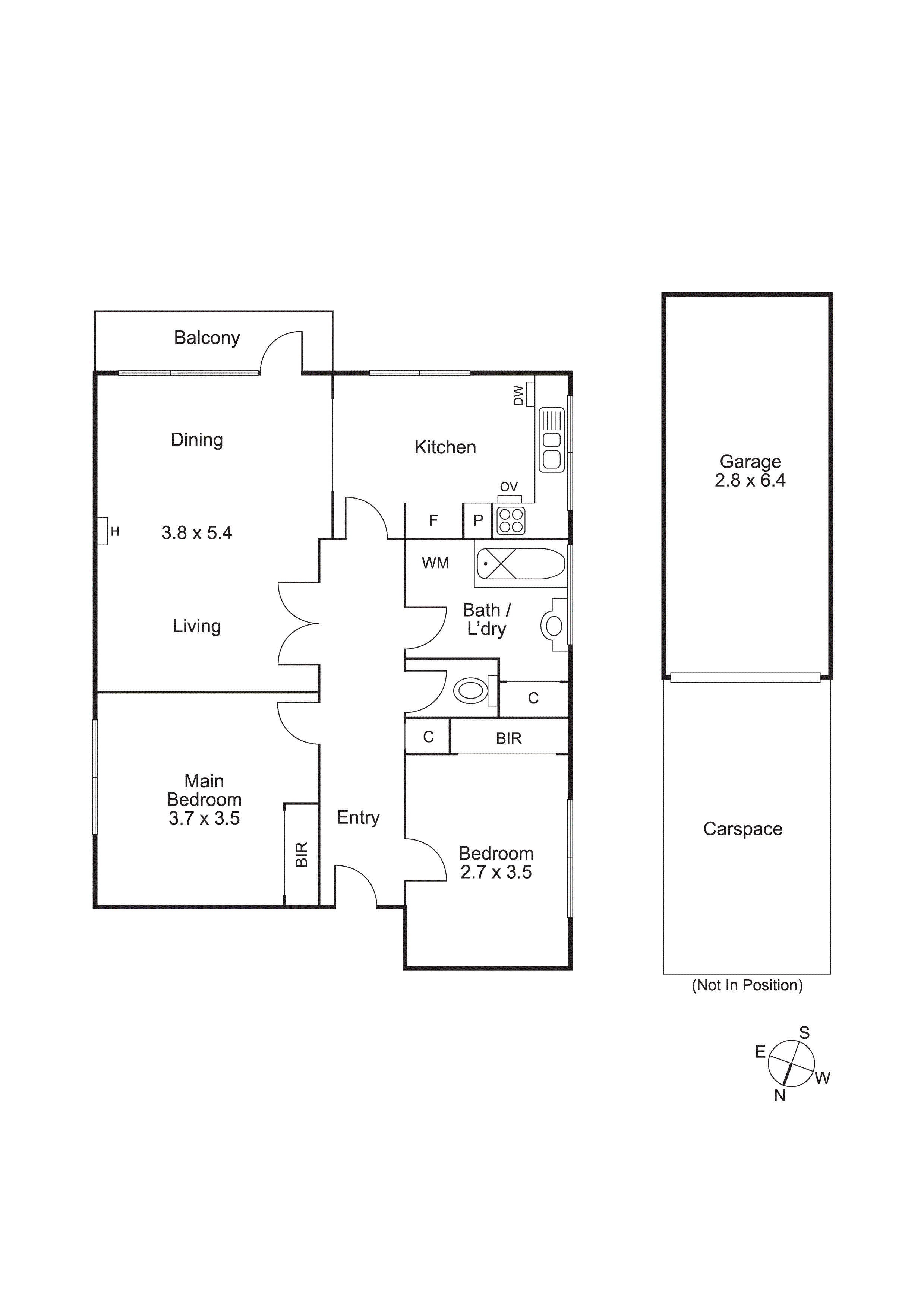 4/44 Robe Street, St Kilda VIC 3182 - Floorplan