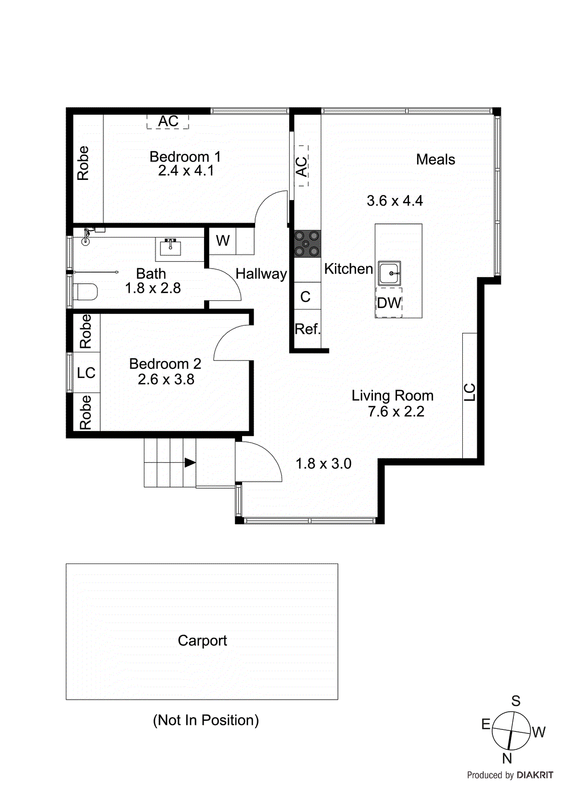 4/45 Beach Road, Hampton VIC 3188 - Floorplan