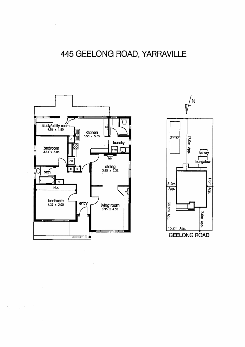 445 Geelong Road, YARRAVILLE VIC 3013 - Floorplan