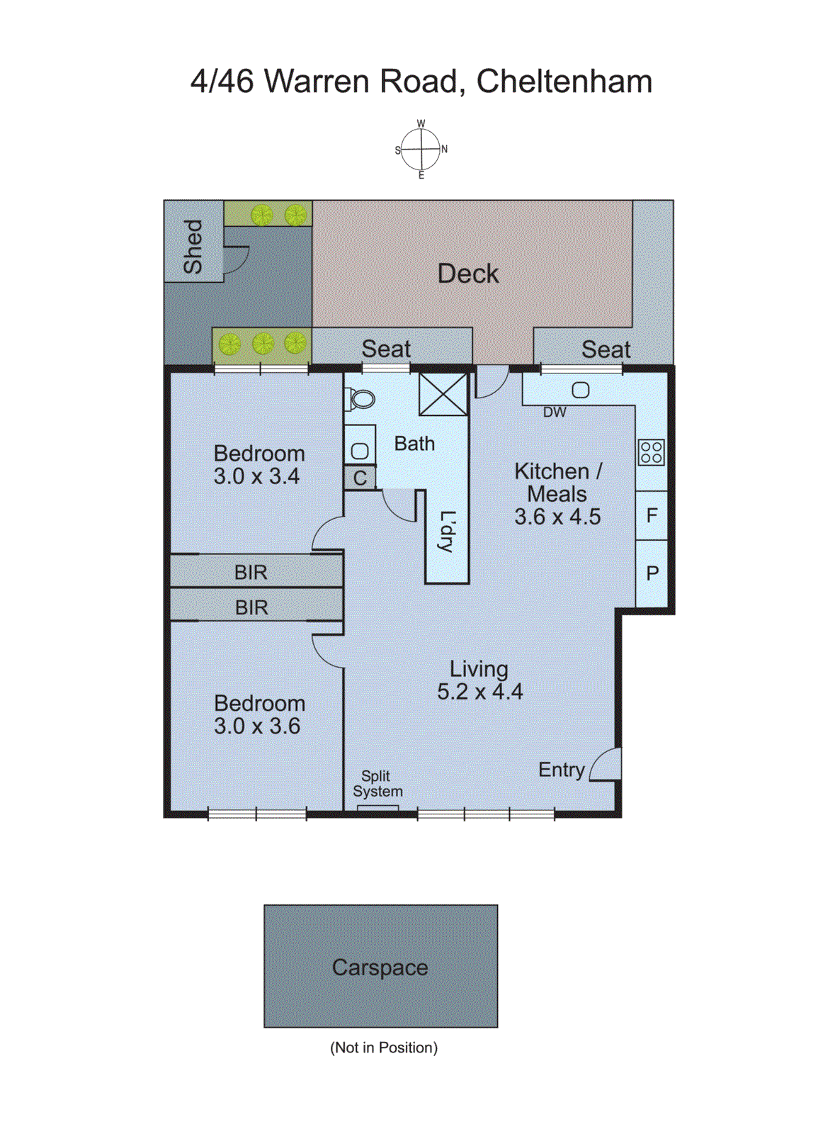 4/46 Warren Road, Cheltenham VIC 3192 - Floorplan