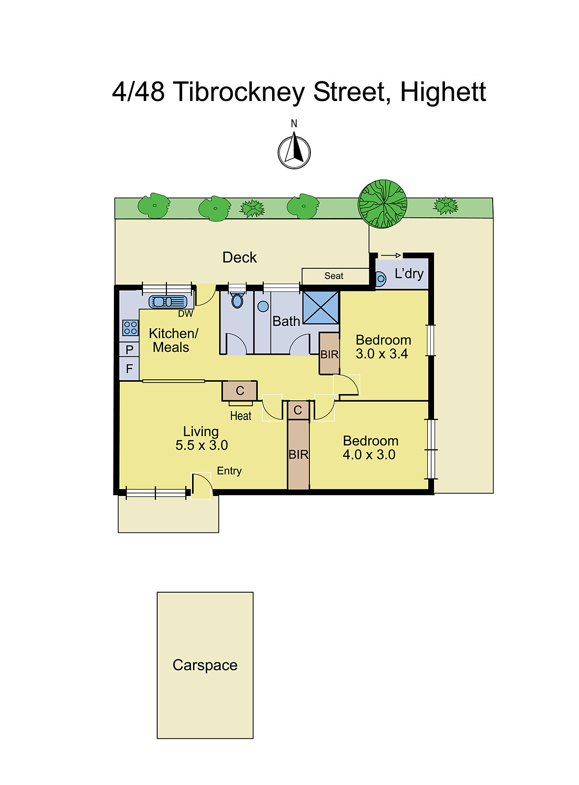 4/48 Tibrockney Street, Highett VIC 3190 - Floorplan