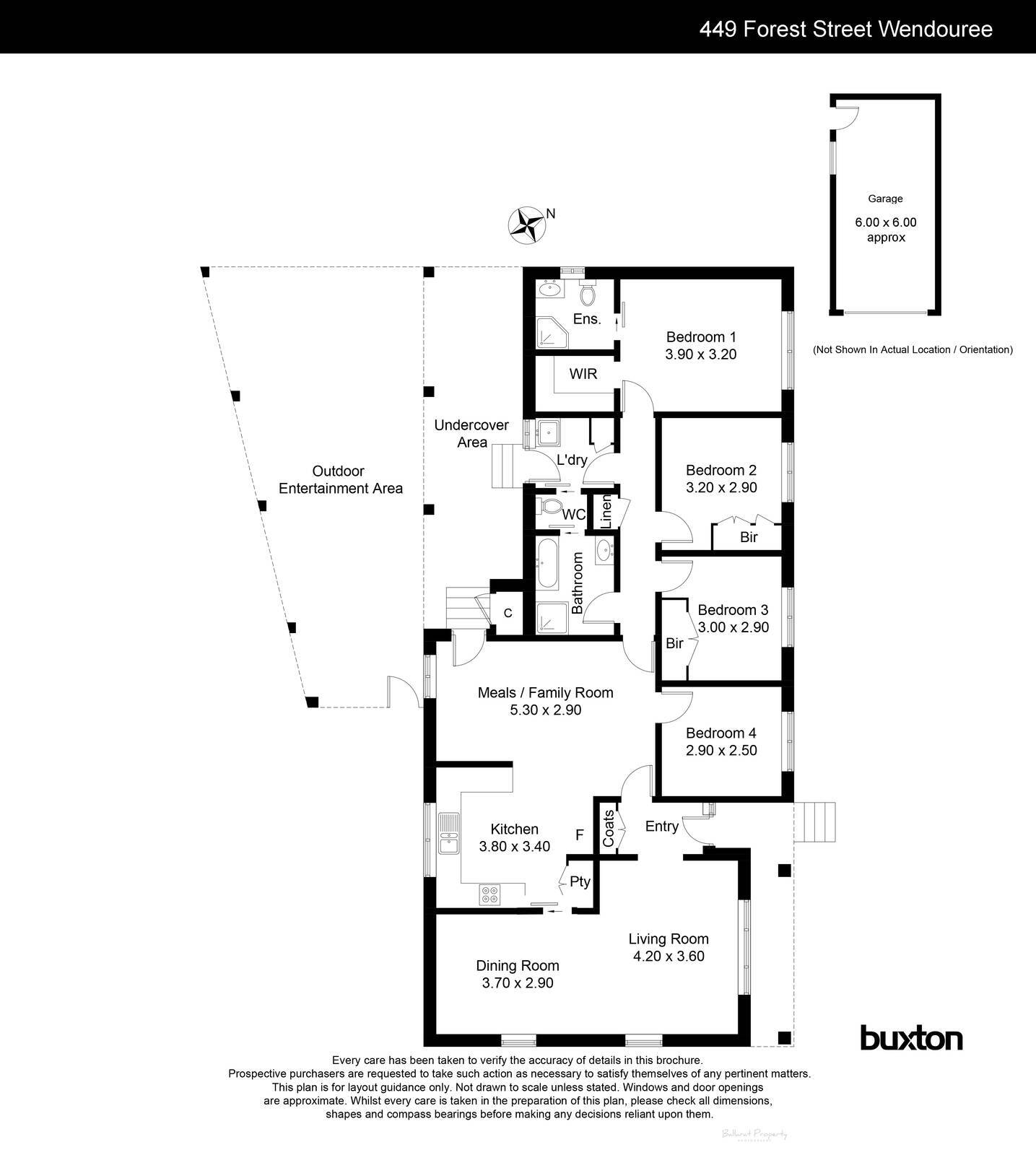 449 Forest Street, Wendouree VIC 3355 - Floorplan