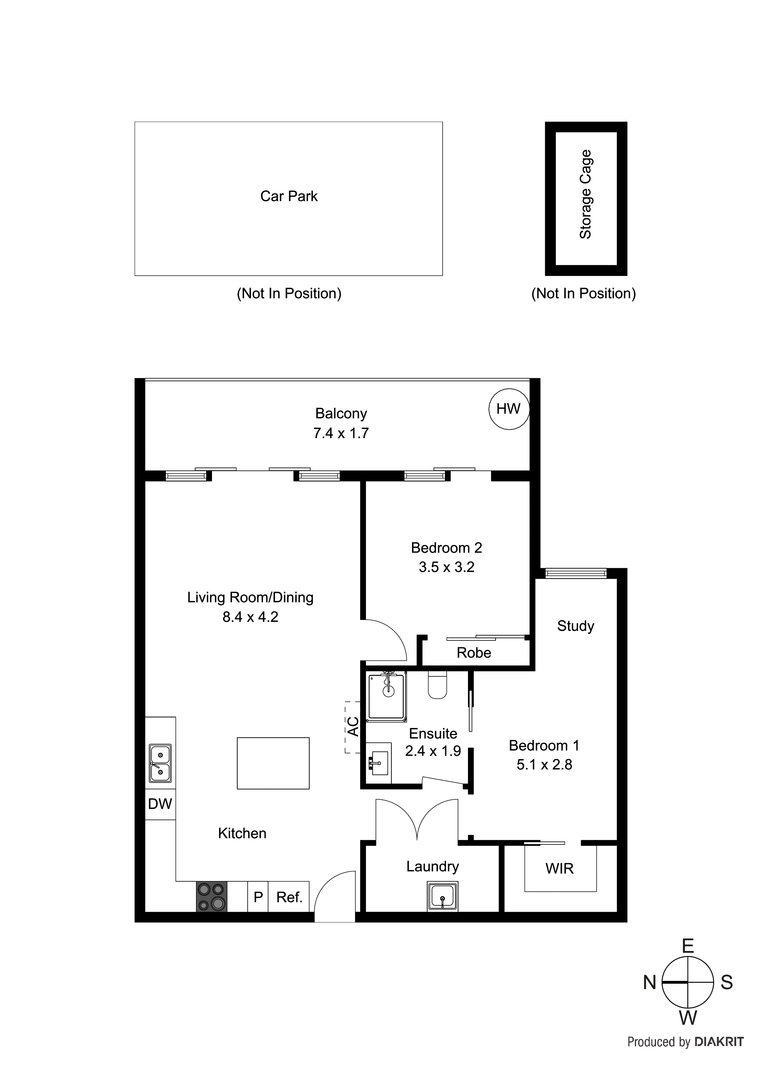 44/95-99 Edithvale Road, Edithvale VIC 3196 - Floorplan