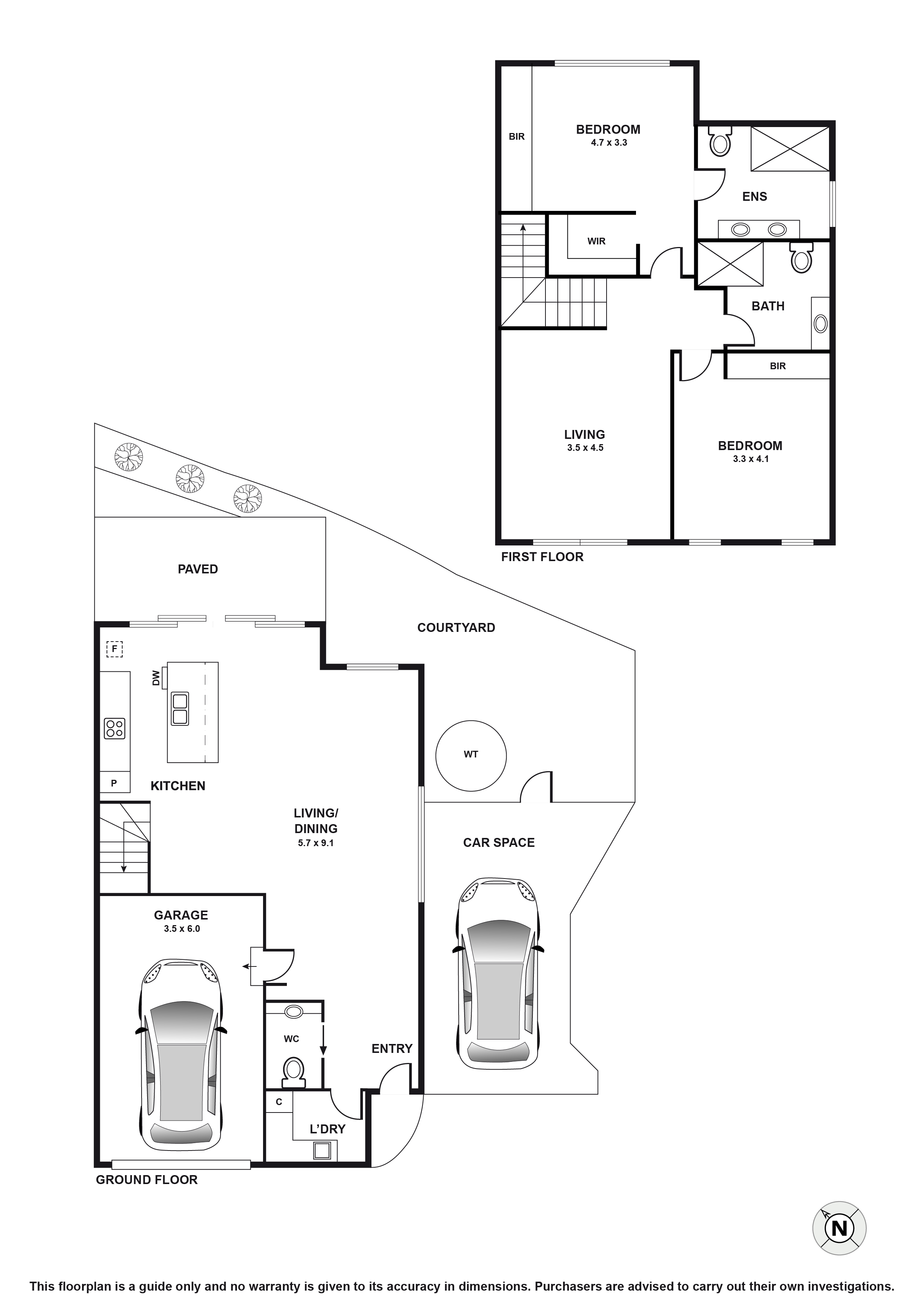 4/4A Sunlit Court, Hampton East VIC 3188 - Floorplan