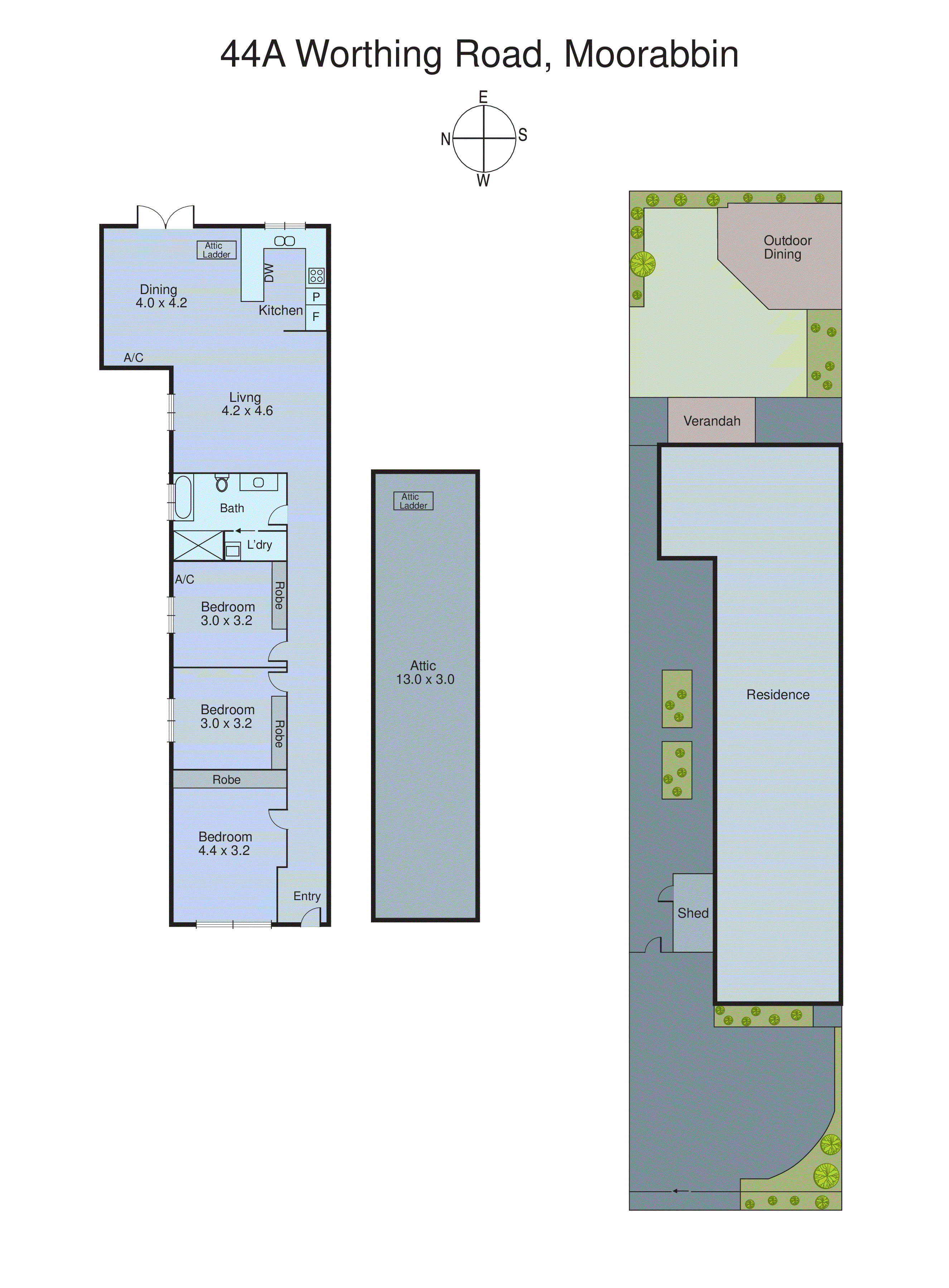 44A Worthing Road, Moorabbin VIC 3189 - Floorplan