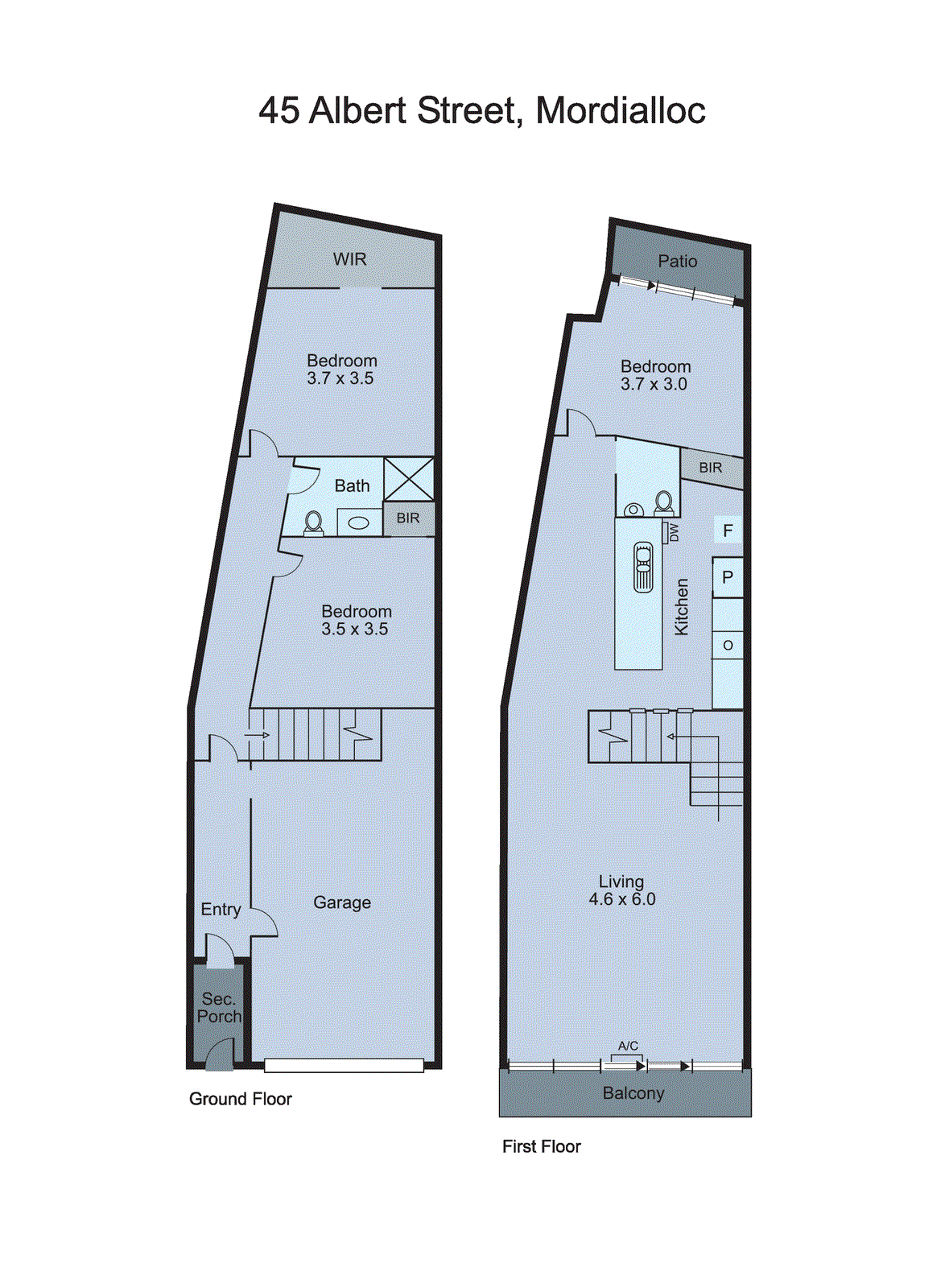 45 Albert Street, Mordialloc VIC 3195 - Floorplan