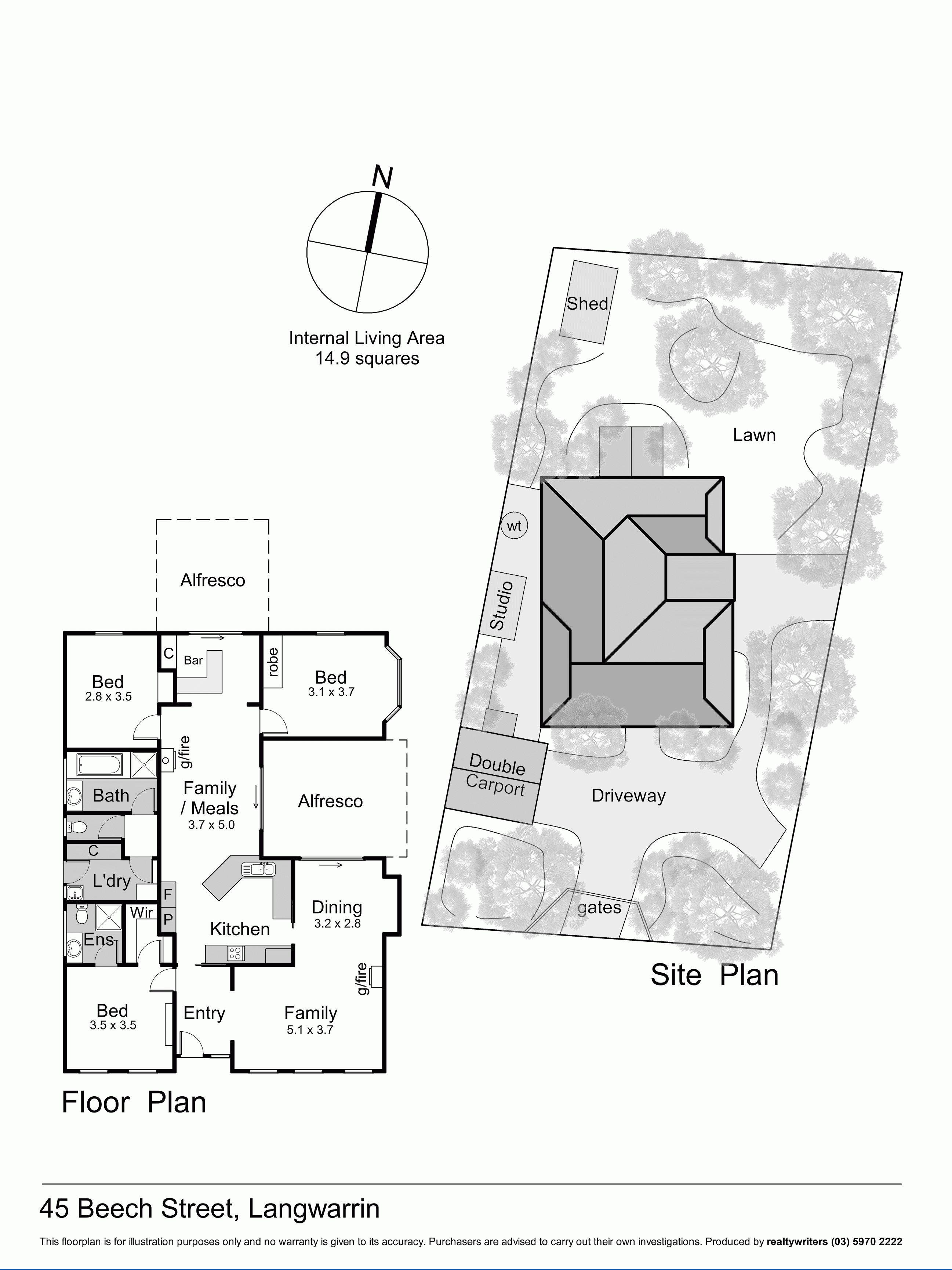 45 Beech Street, LANGWARRIN VIC 3910 - Floorplan