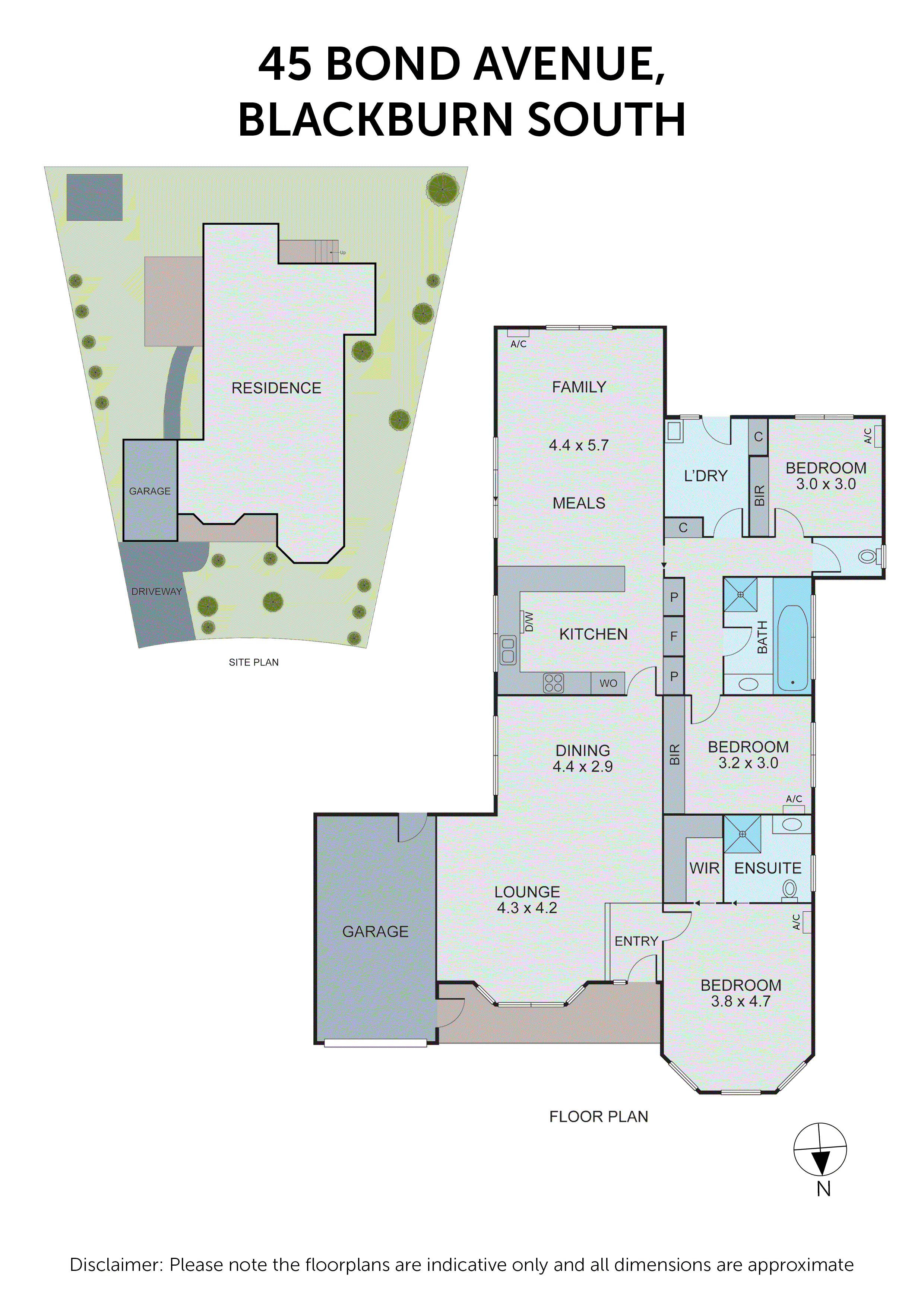 45 Bond Avenue, Blackburn South VIC 3130 - Floorplan