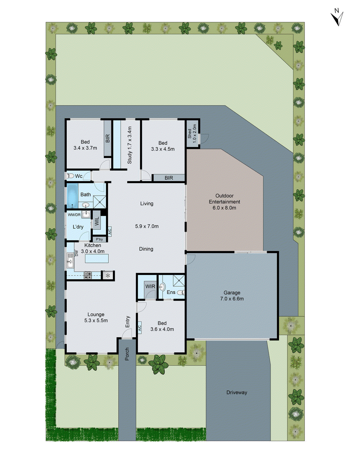 45 Burgundy Drive, Waurn Ponds VIC 3216 - Floorplan
