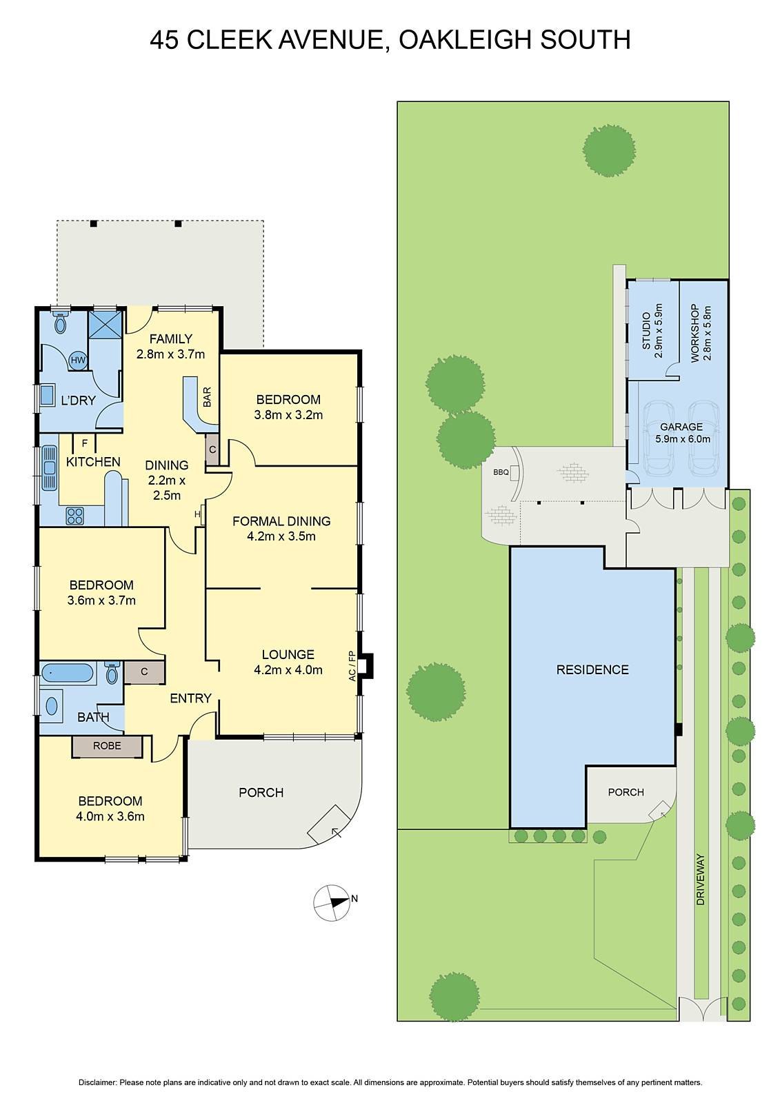 45 Cleek Avenue, Oakleigh South VIC 3167 - Floorplan