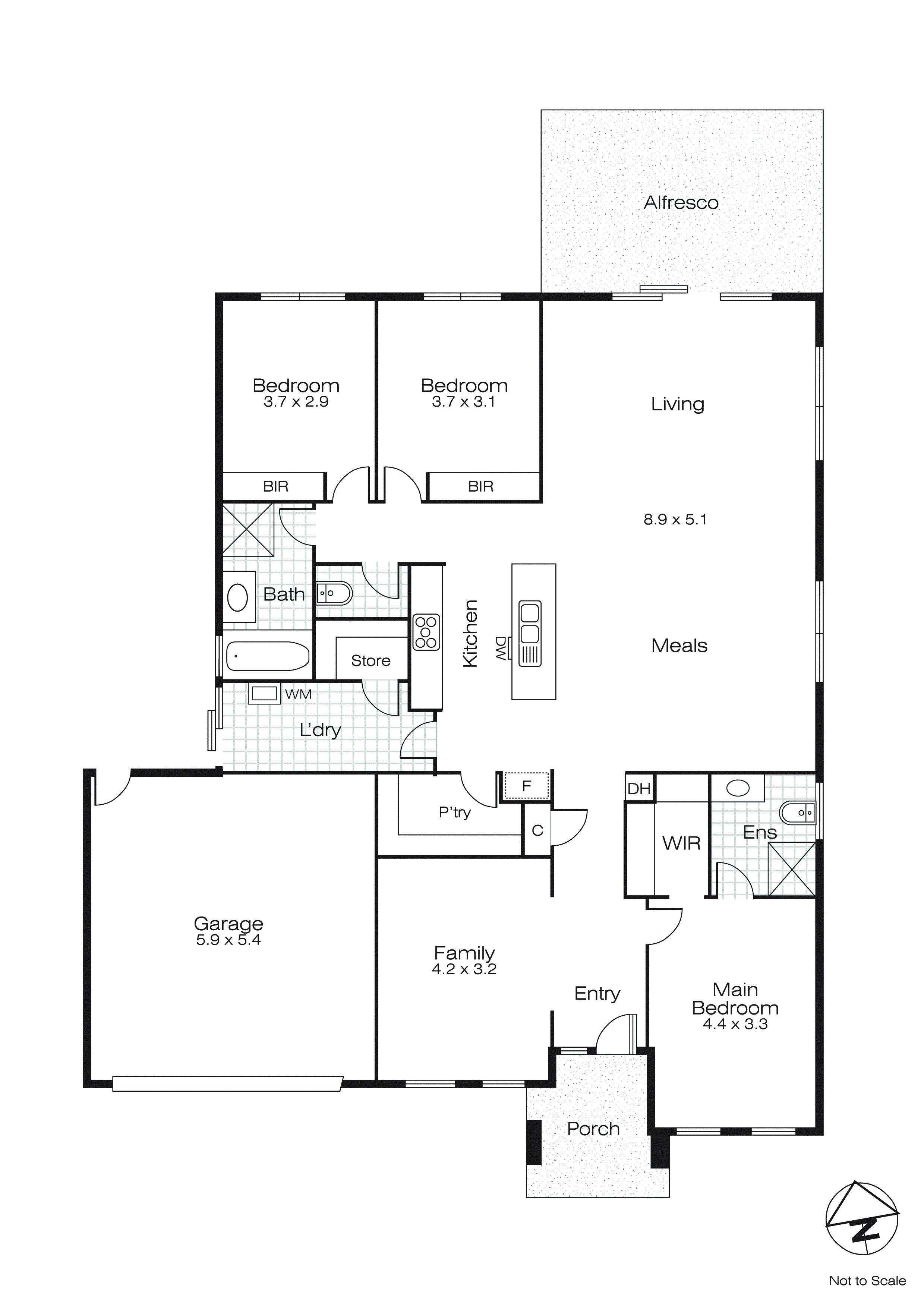 45 Creekstone Drive, Alfredton VIC 3350 - Floorplan