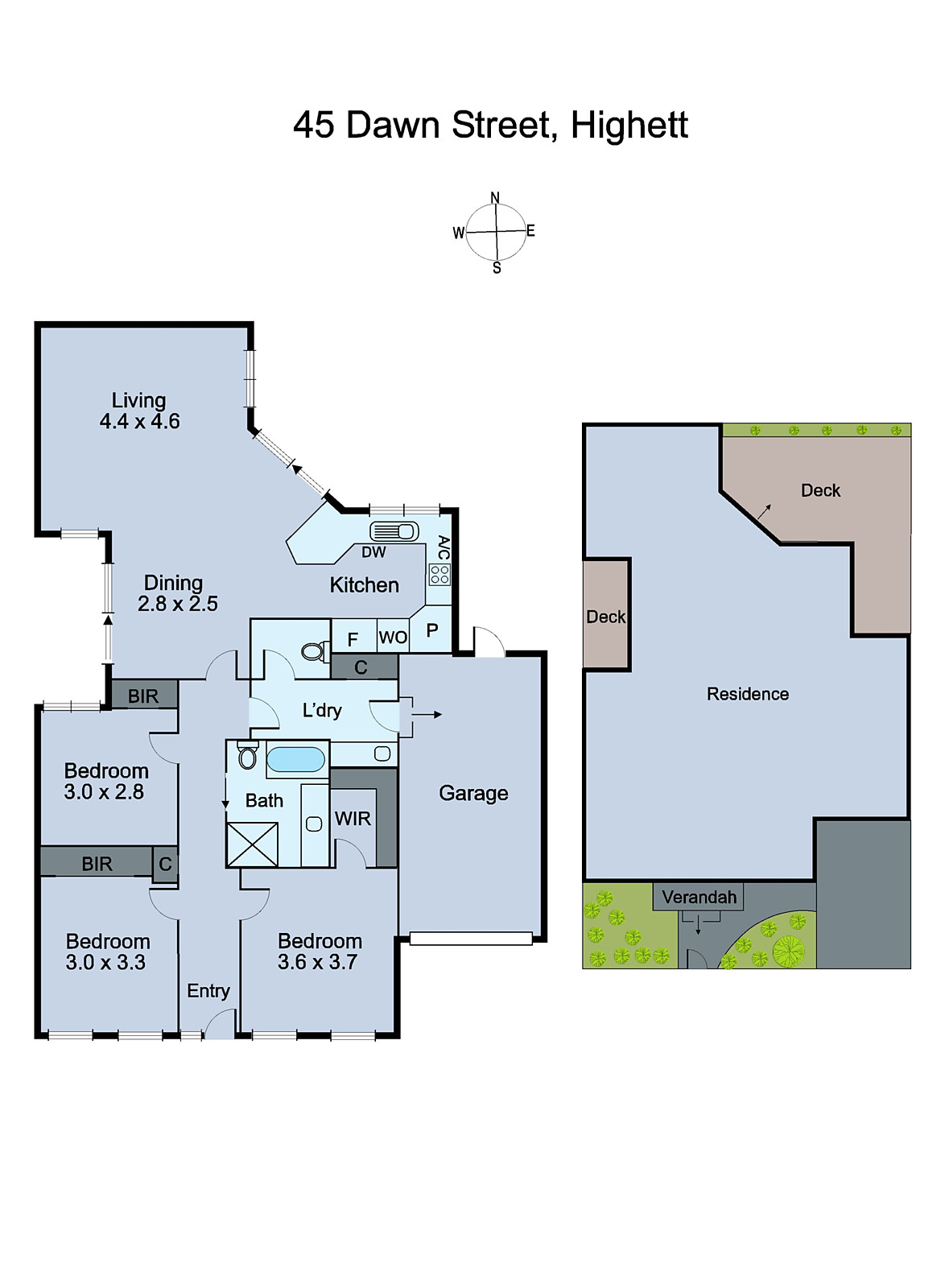 45 Dawn Street, Highett VIC 3190 - Floorplan